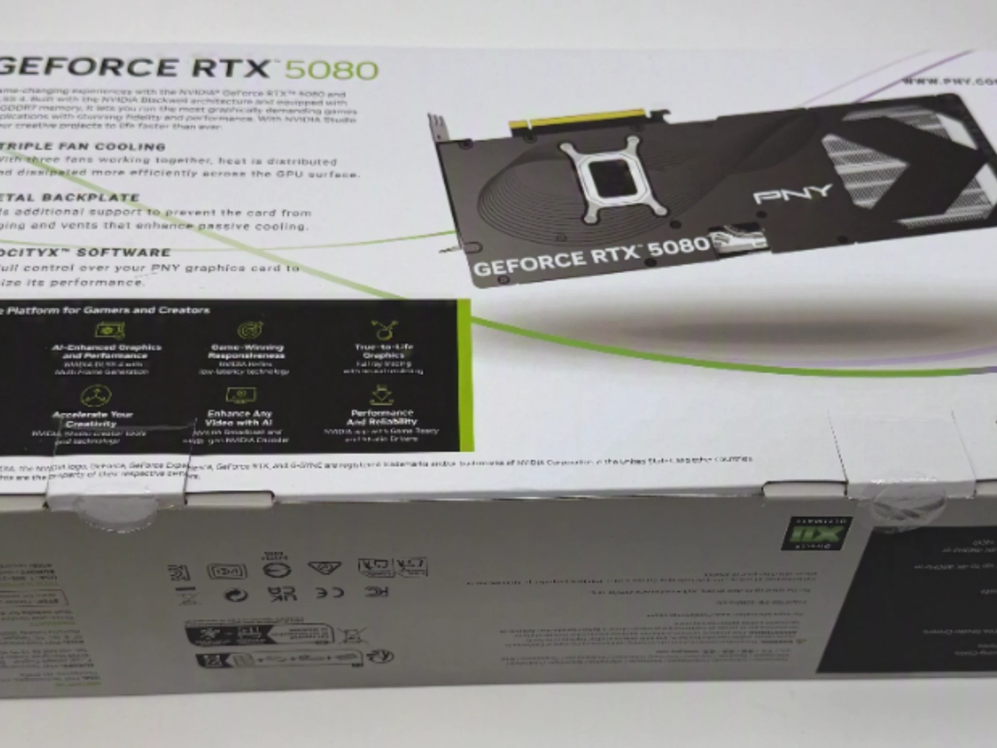 BNIB PNY Geforce RTX 5080 Triple Fan OC