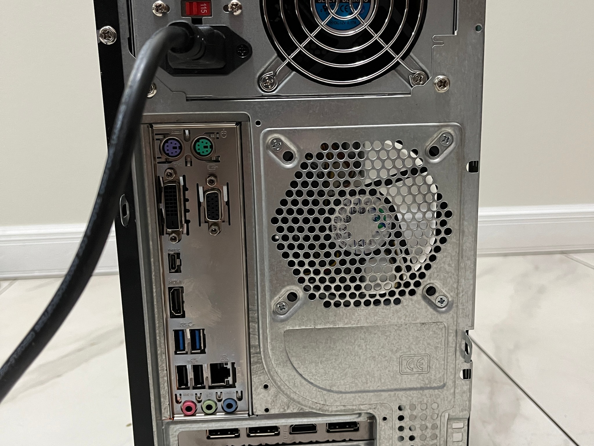 NVIDIA RTX 4060, Intel i7-7700, 16GB RAM, 1.1TB Storage - Gaming PC w/Wi-Fi, BT