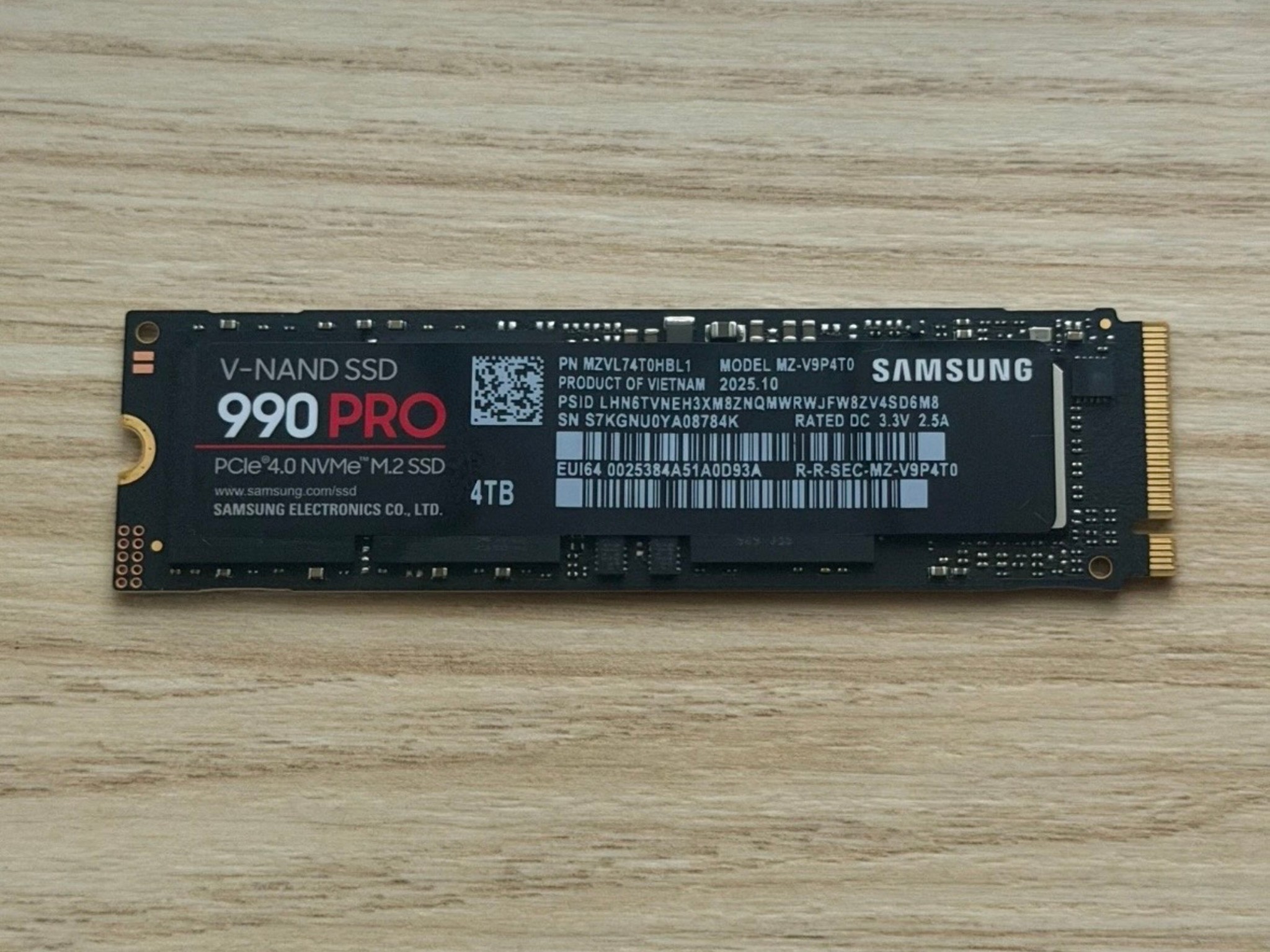 Samsung 990 Pro 4TB