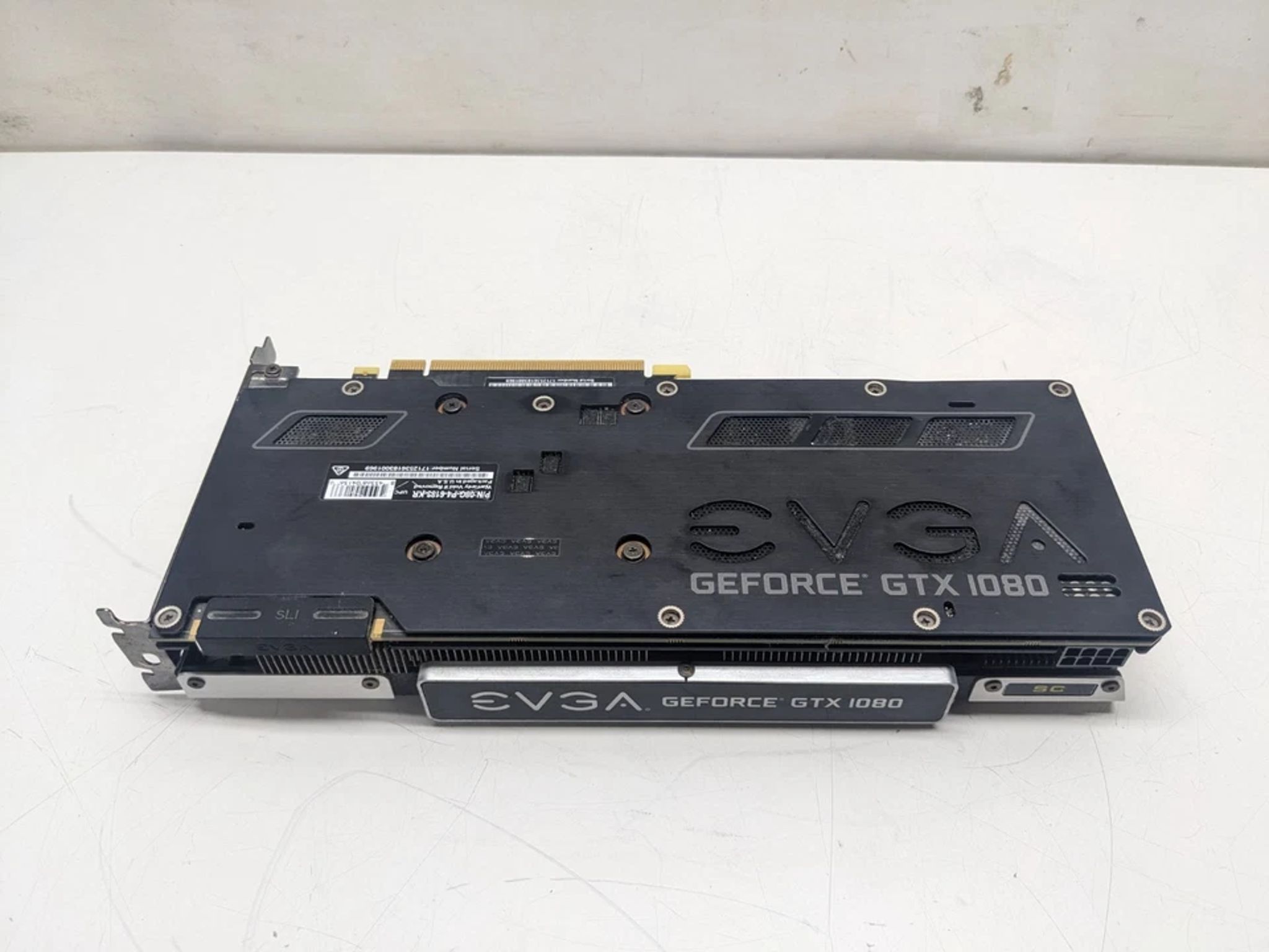 EVGA GTX 1080 SC graphics card.