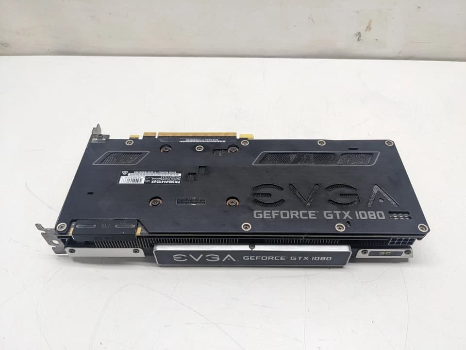 EVGA GTX 1080 SC graphics card.
