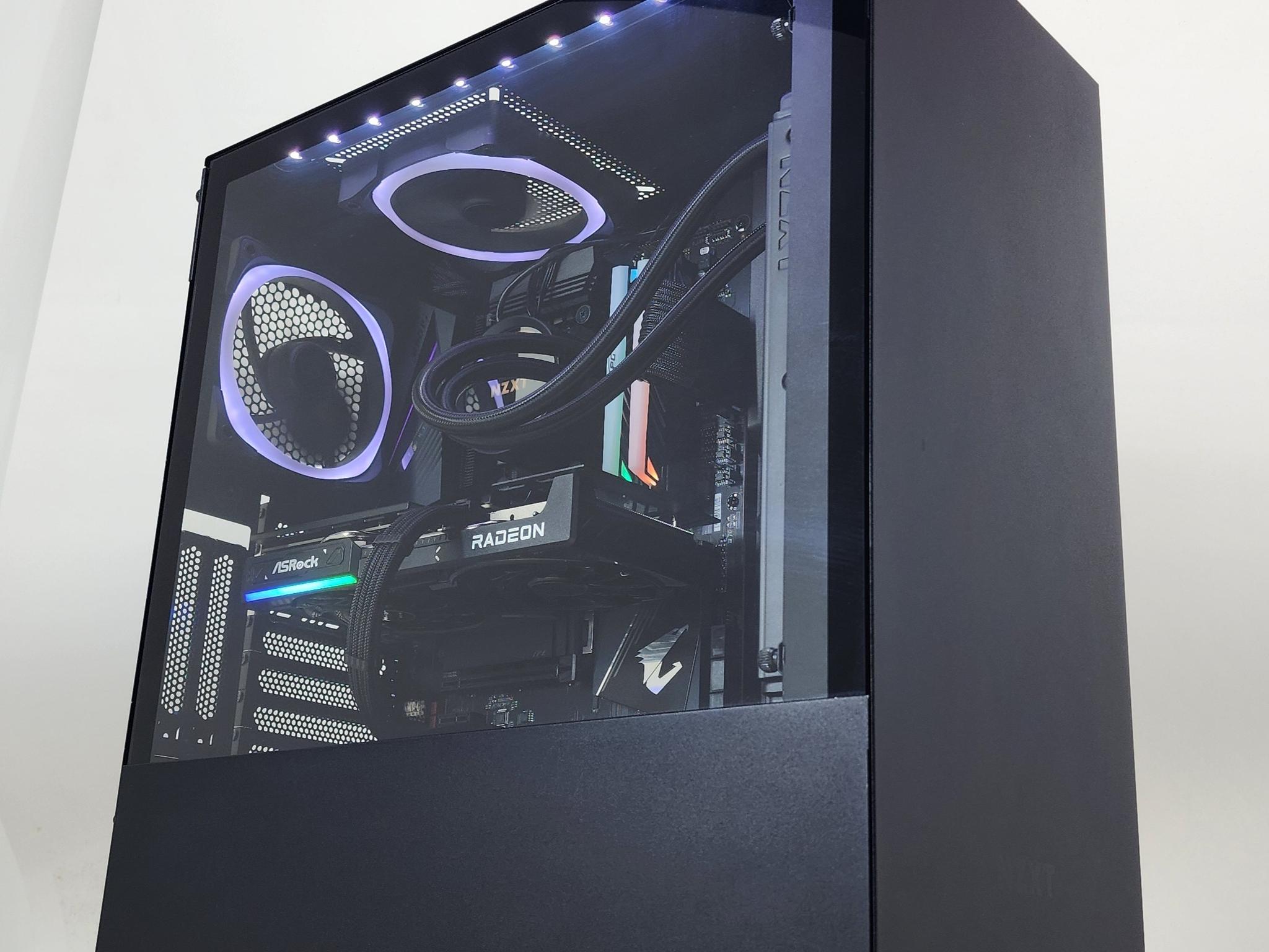Gaming PC Ryzen 5 5600X 16GB RAM 500GB SSD RX 9060 8GB Windows 11 Computer