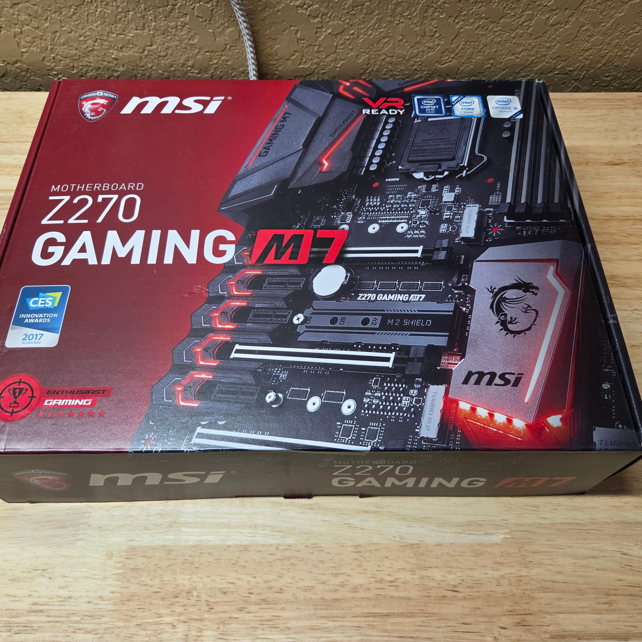 Intel i7-7700K + MSI Z270 Gaming M7 + 16GB DDR4 Combo