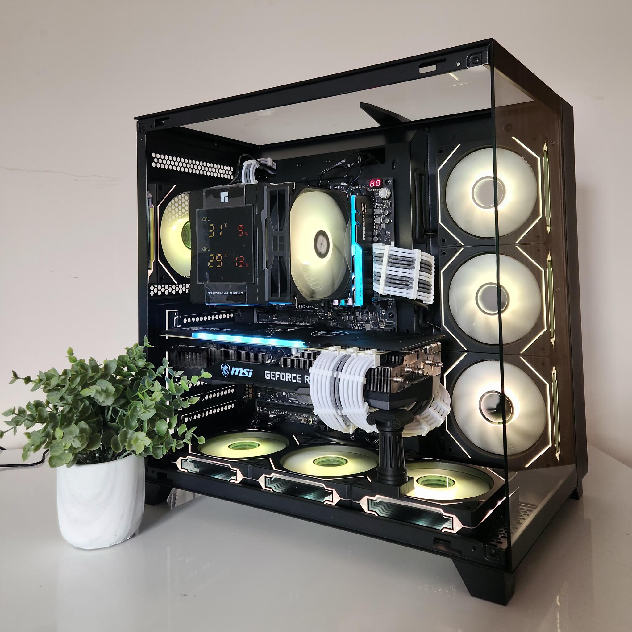 RTX3080 | I9 9900k | 32GB DDR4 | Ultimate 1440p Gaming PC | Win 11 Home \ BT | Black Build