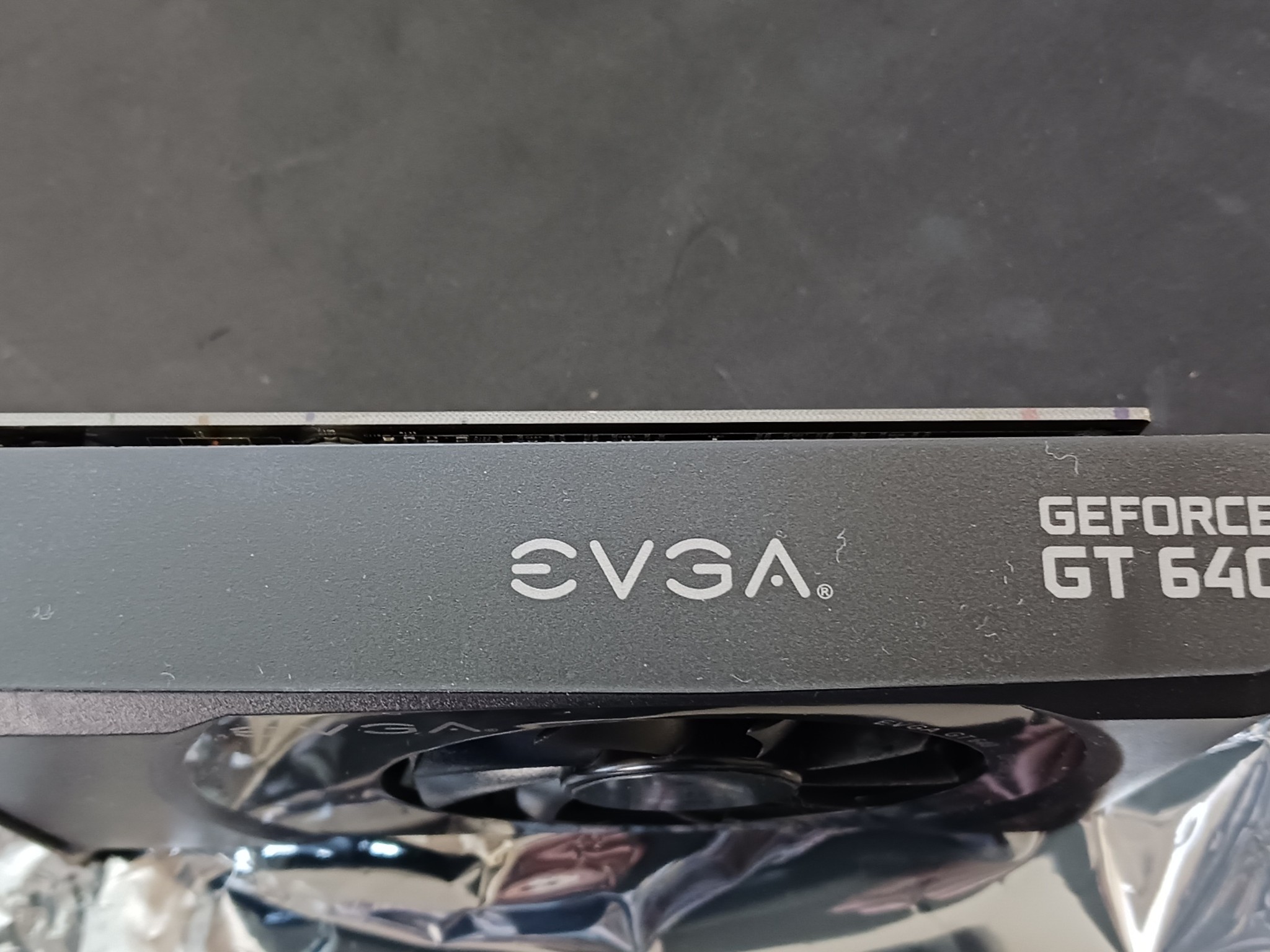 GT 640 GeForce Graphics card by EVGA, 2 gigabytes of memory. 