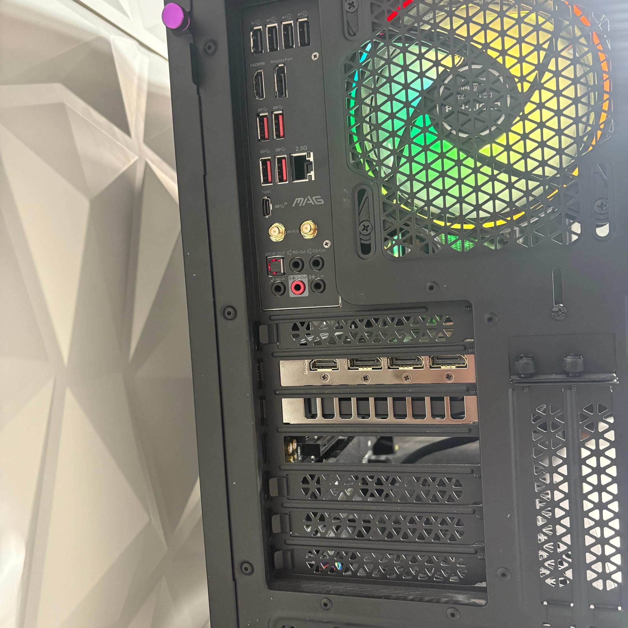 RGB Gaming PC - Intel Core i7 12700F, RTX 5060 8GB, 16GB DDR4 Ram