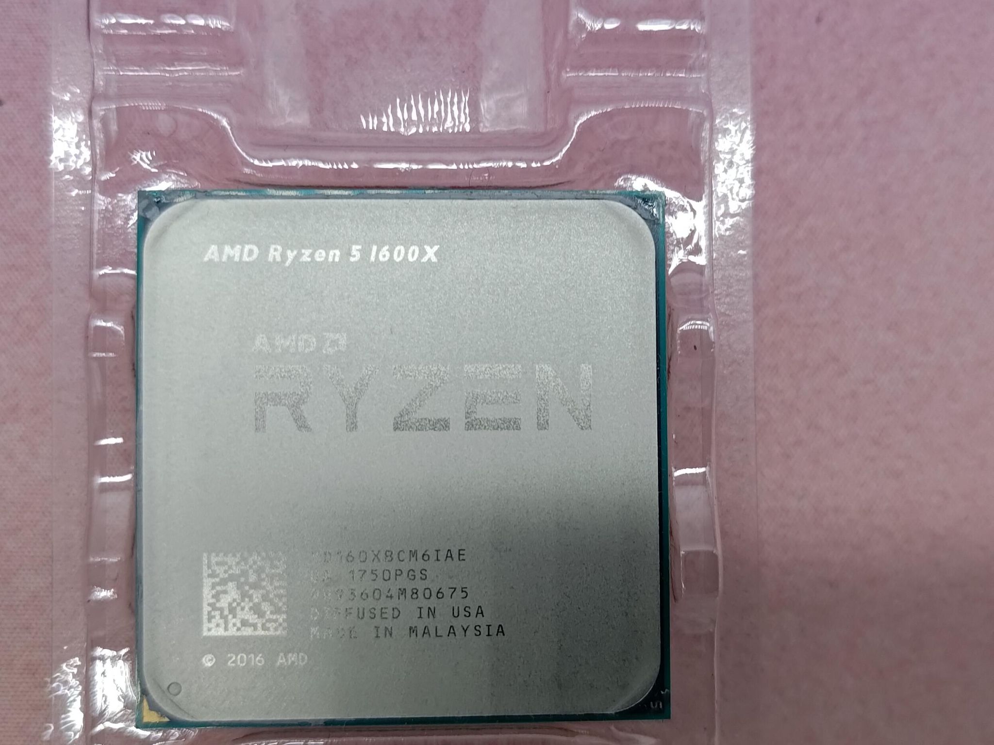 AMD Ryzen 5 1600x Processor