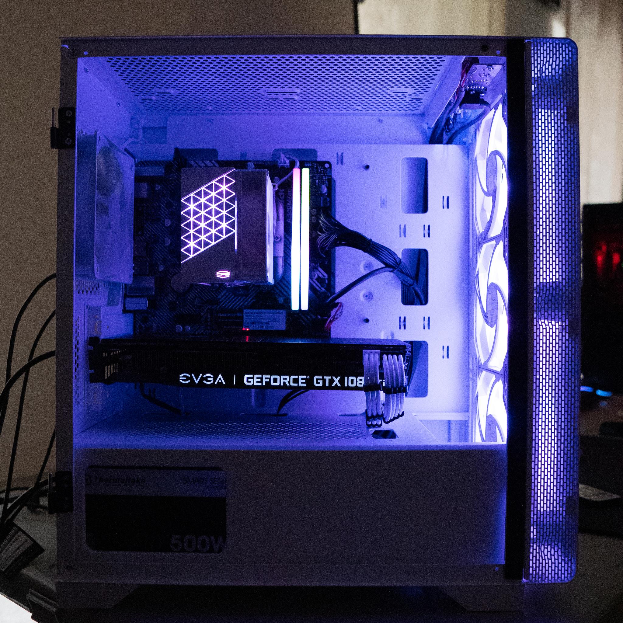 🌪️🟣 | EVGA GTX 1080Ti 11GB | RYZEN 7 3700X | 16GB DDR4 RAM | 1TB SSD | Violet Vortex