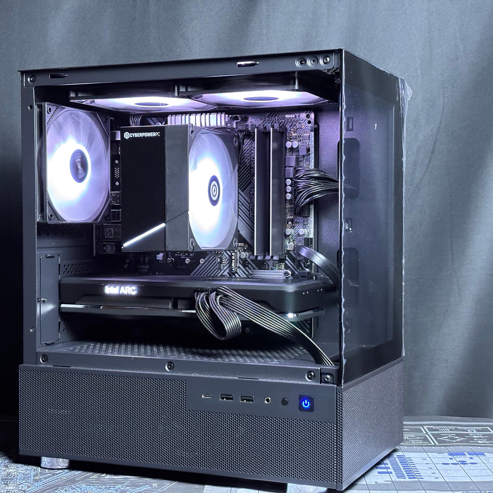 🖤SUPER GAMING PC🖤 Ryzen 5 5500 | Arc A750 | 16gb DDR4 | 500GB SSD🔥