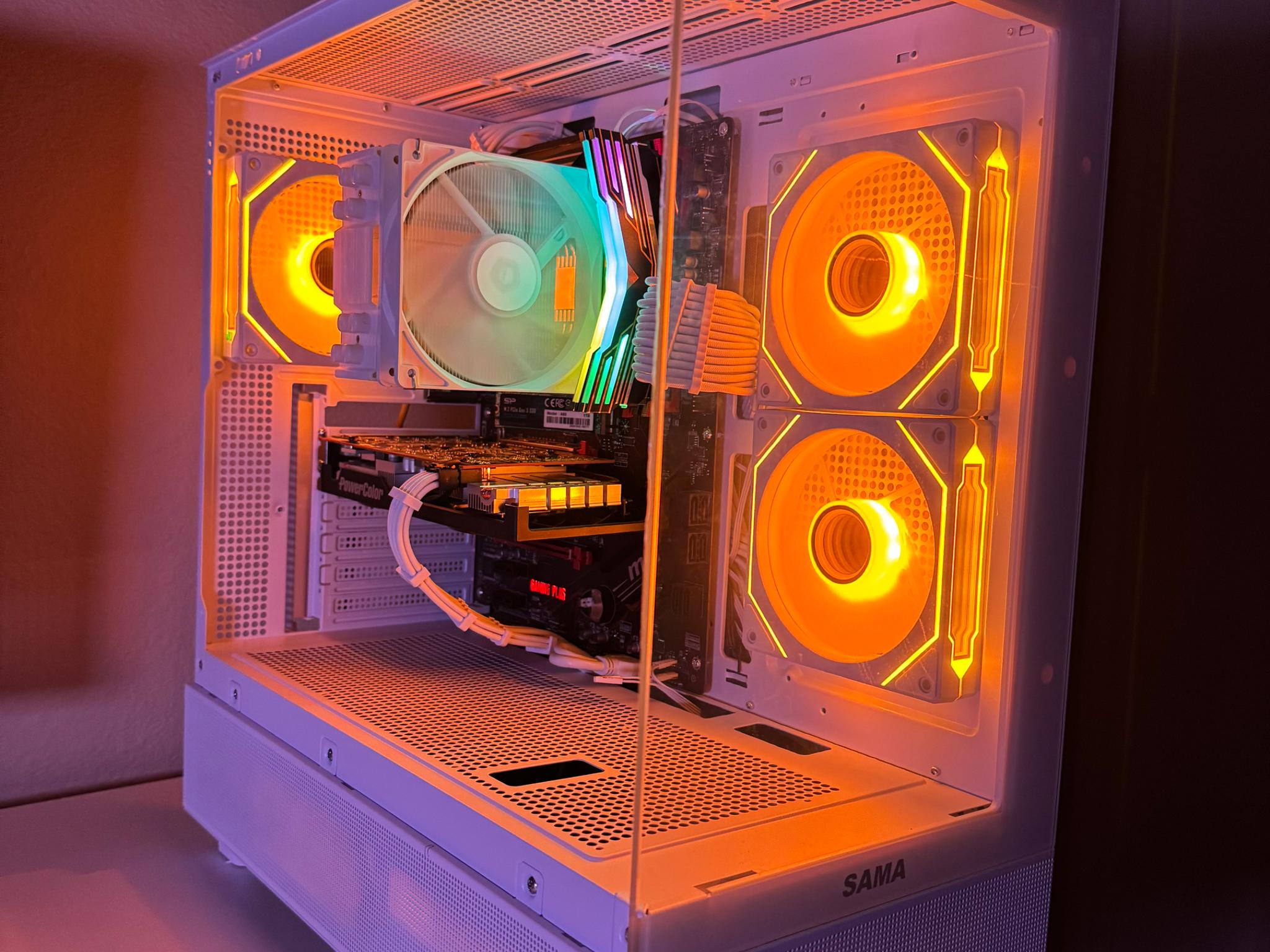 Custom Build Gaming PC. AMD Ryzen 7 3700x. 5500XT 8gb Graphics Card. 16 gb Ram.