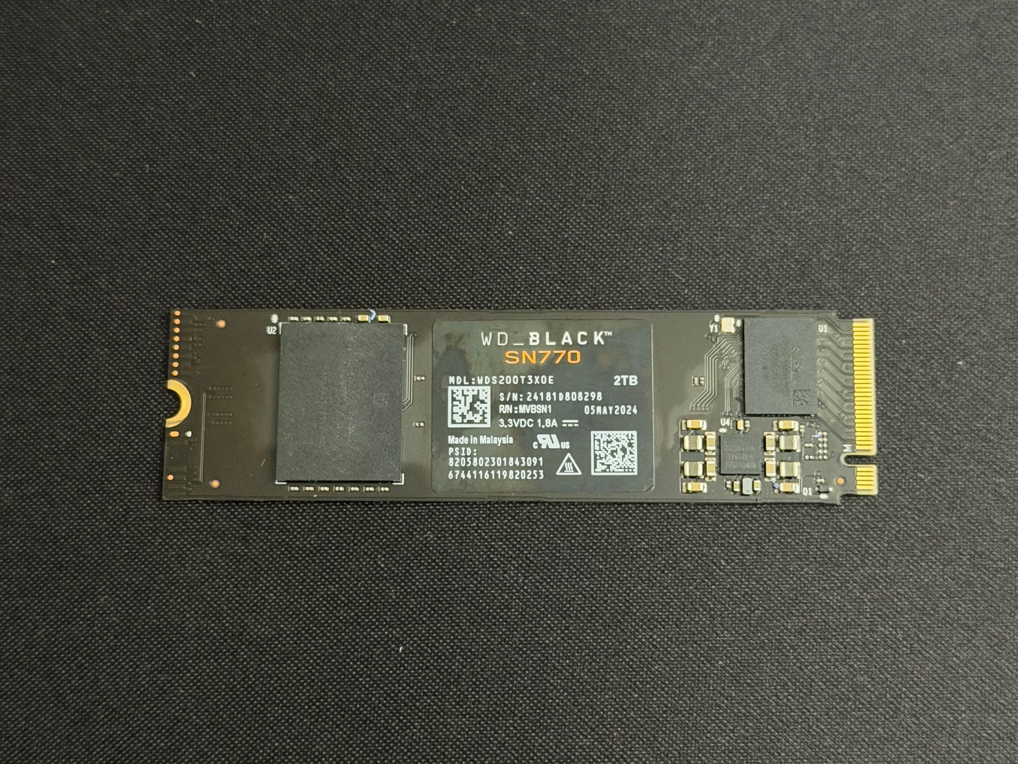 2TB NVMe SSD