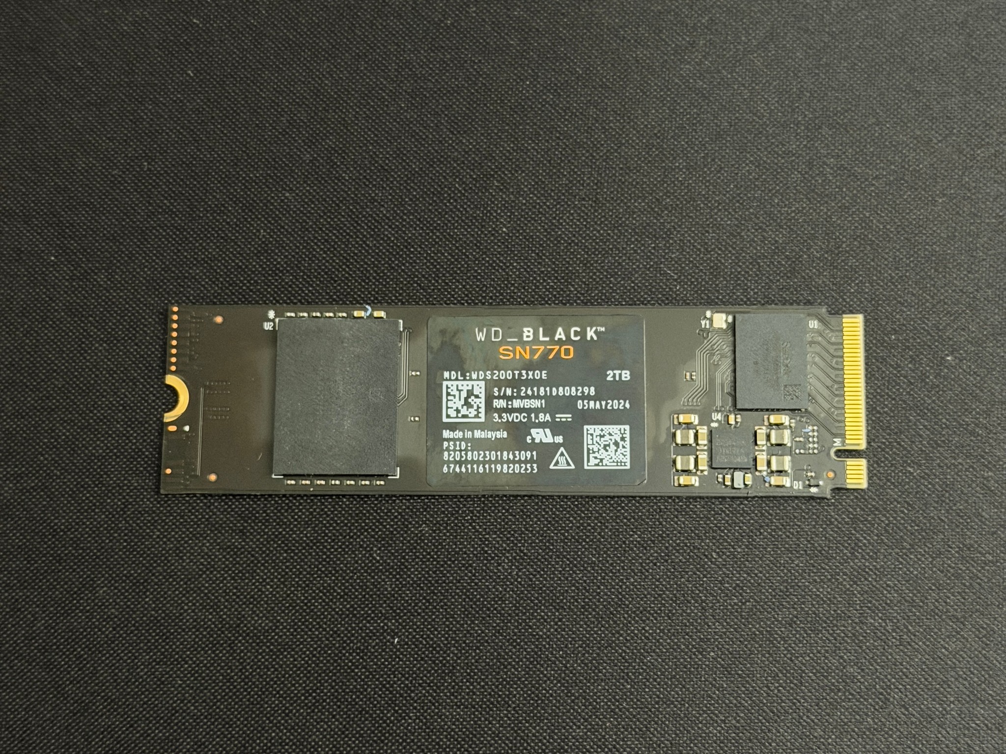 2TB NVMe SSD