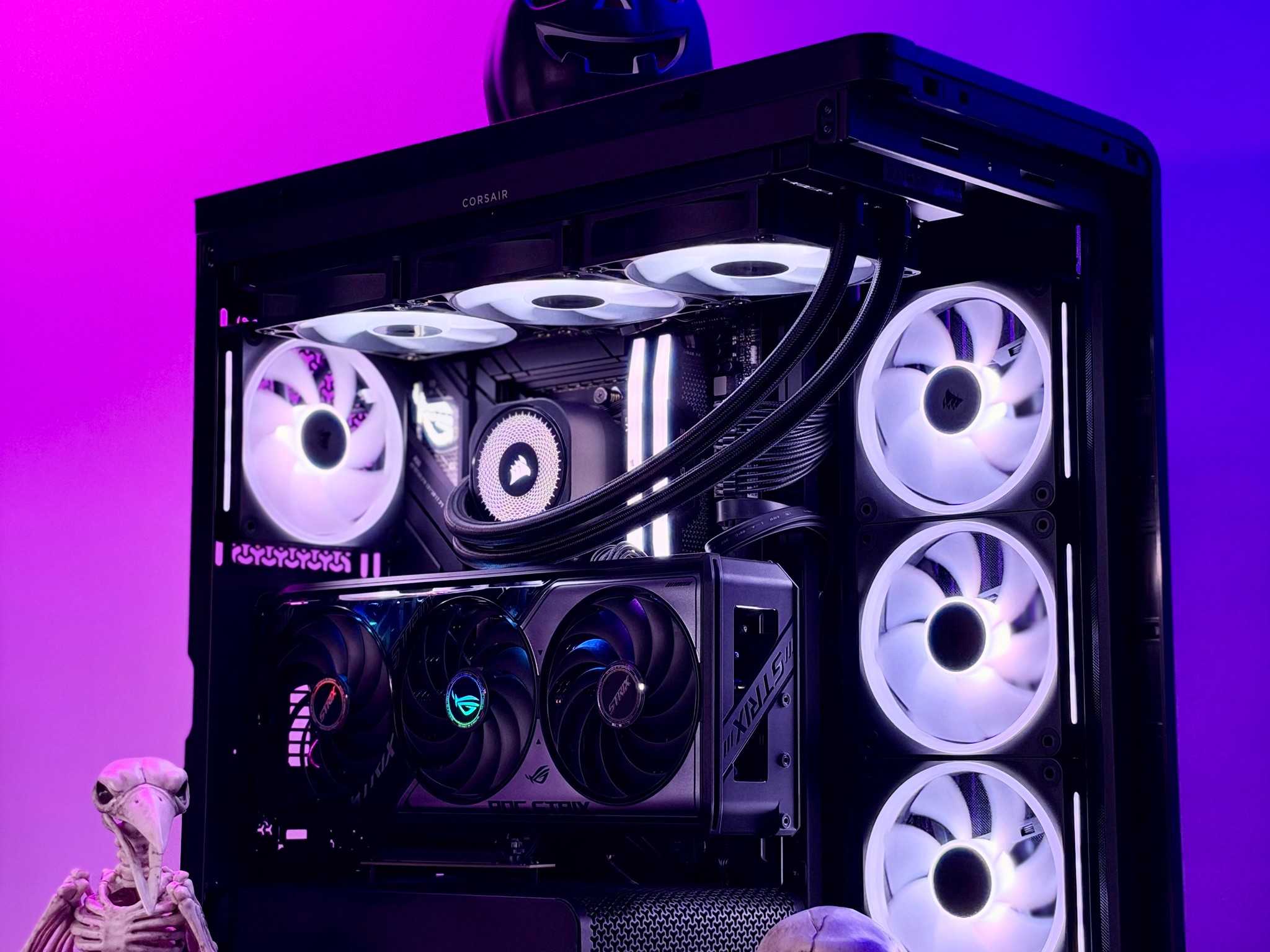 Obsidian Flux - Ryzen 9800X3D | ROG STRIX 5070 Ti OC 16G | 32GB DDR5 RAM | 2TB SSD NVMe | Win 11 PRO