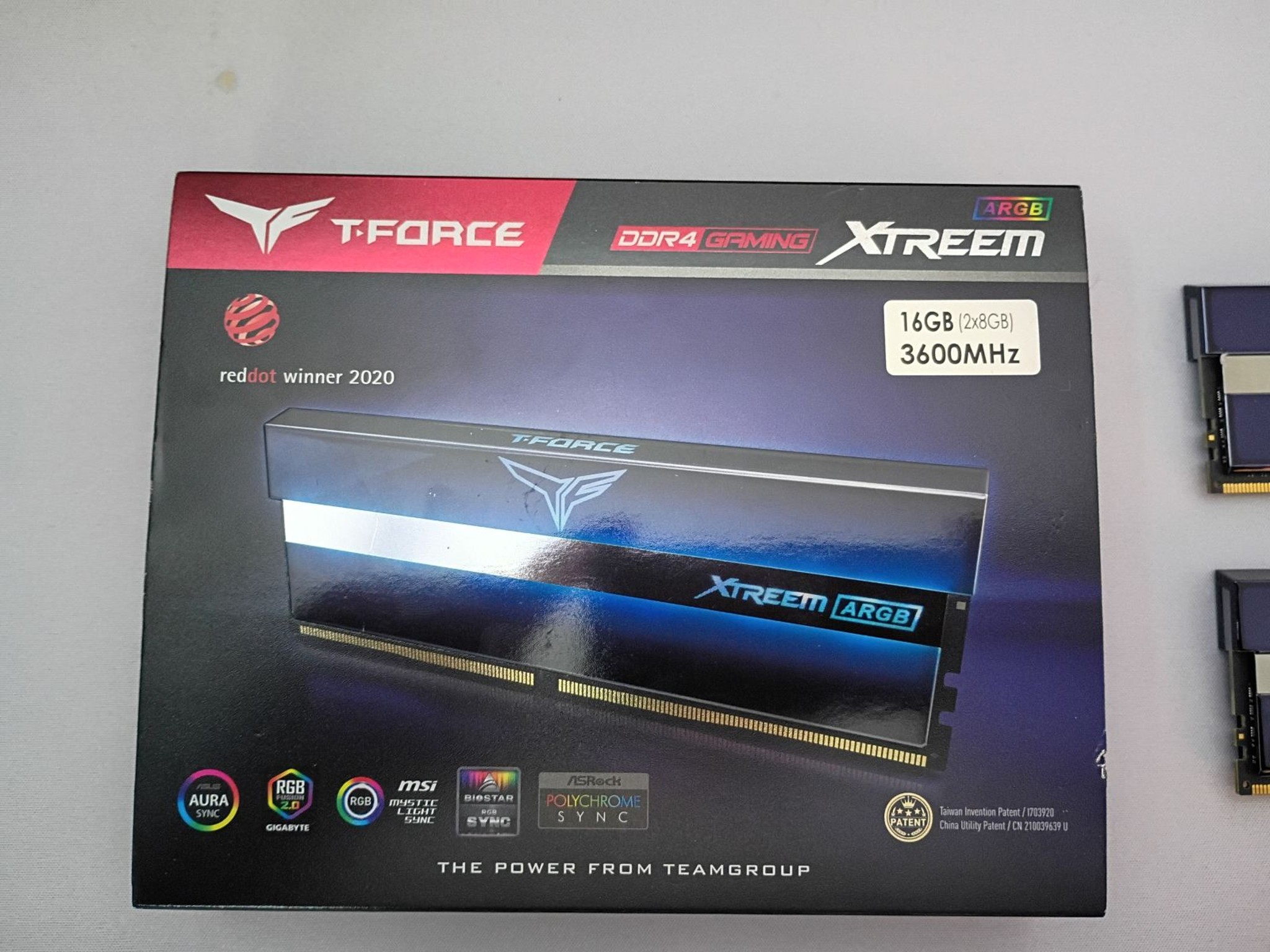 16GB 2x8 T-Force Extreme ARGB DDR4 Ram  CL 18-22-22-42 1.35v