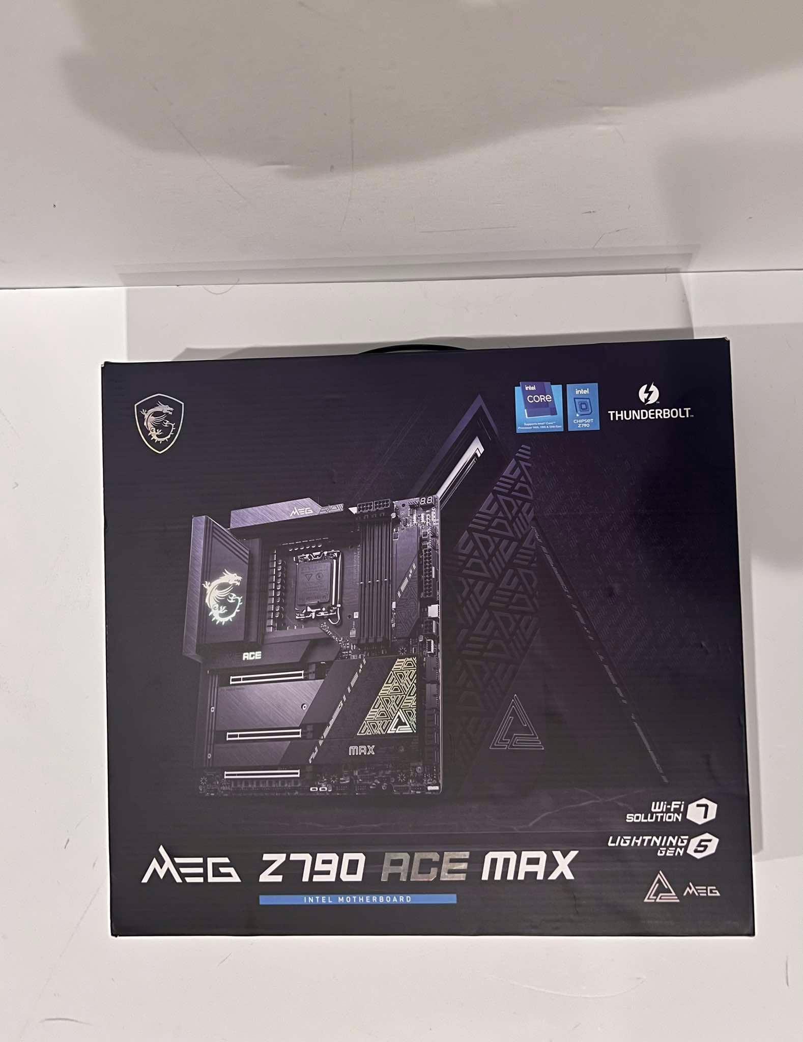 MSI MEG Z790 ACE MAX EATX Intel Gaming Motherboard LGA1700 High End Flagship Model