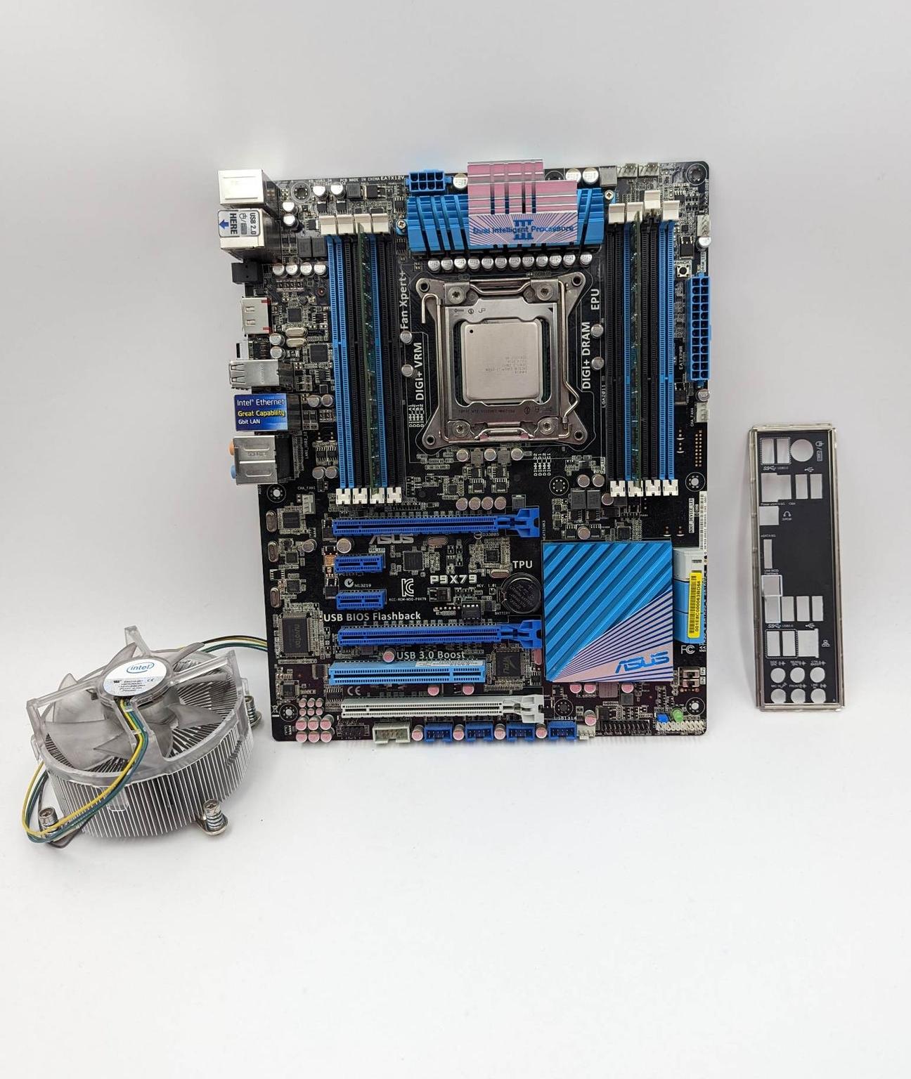 Asus P9X79-WS Motherboard Kit with i7-4930k and 16gb ram