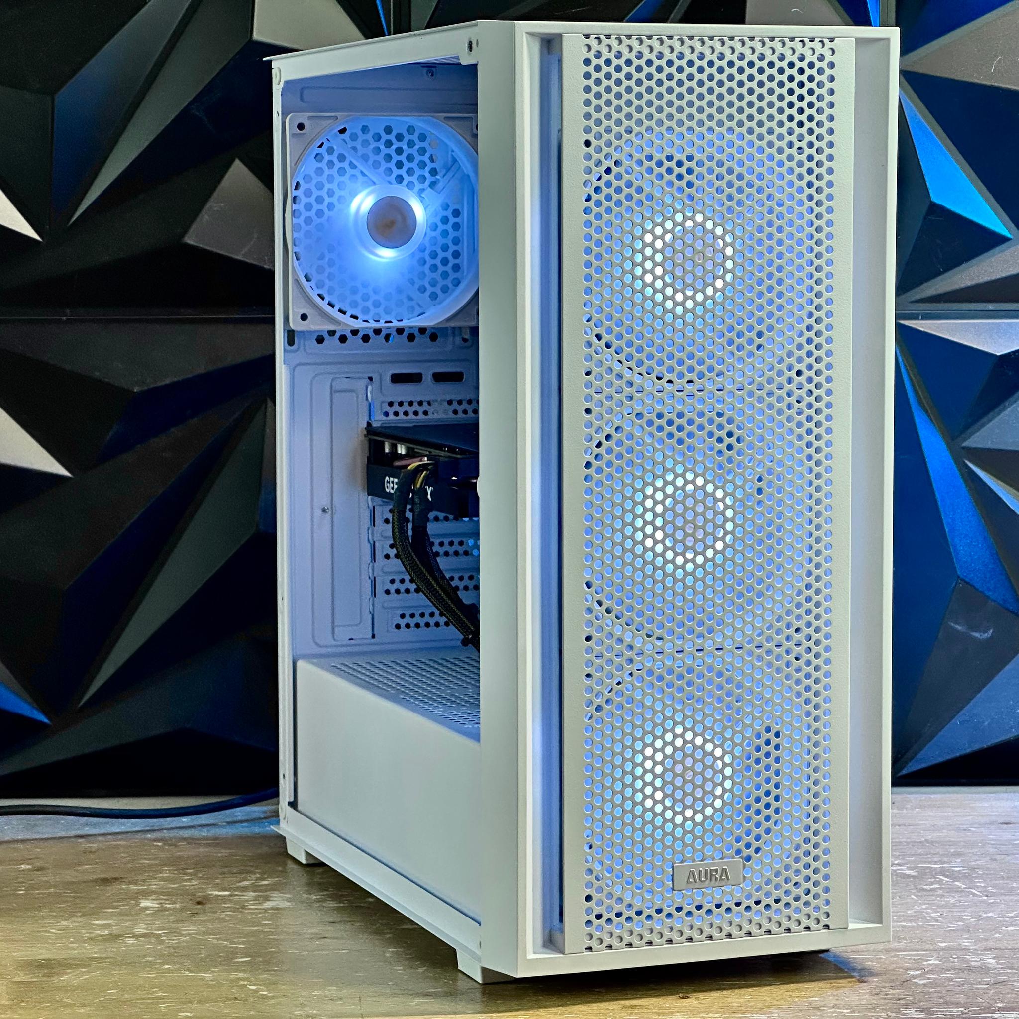 Nvidia RTX 4060 | Intel core i7 4770 | 32GB RAM | SSD+1TB | Wi-Fi/BT | Win 11 Custom White Gaming PC