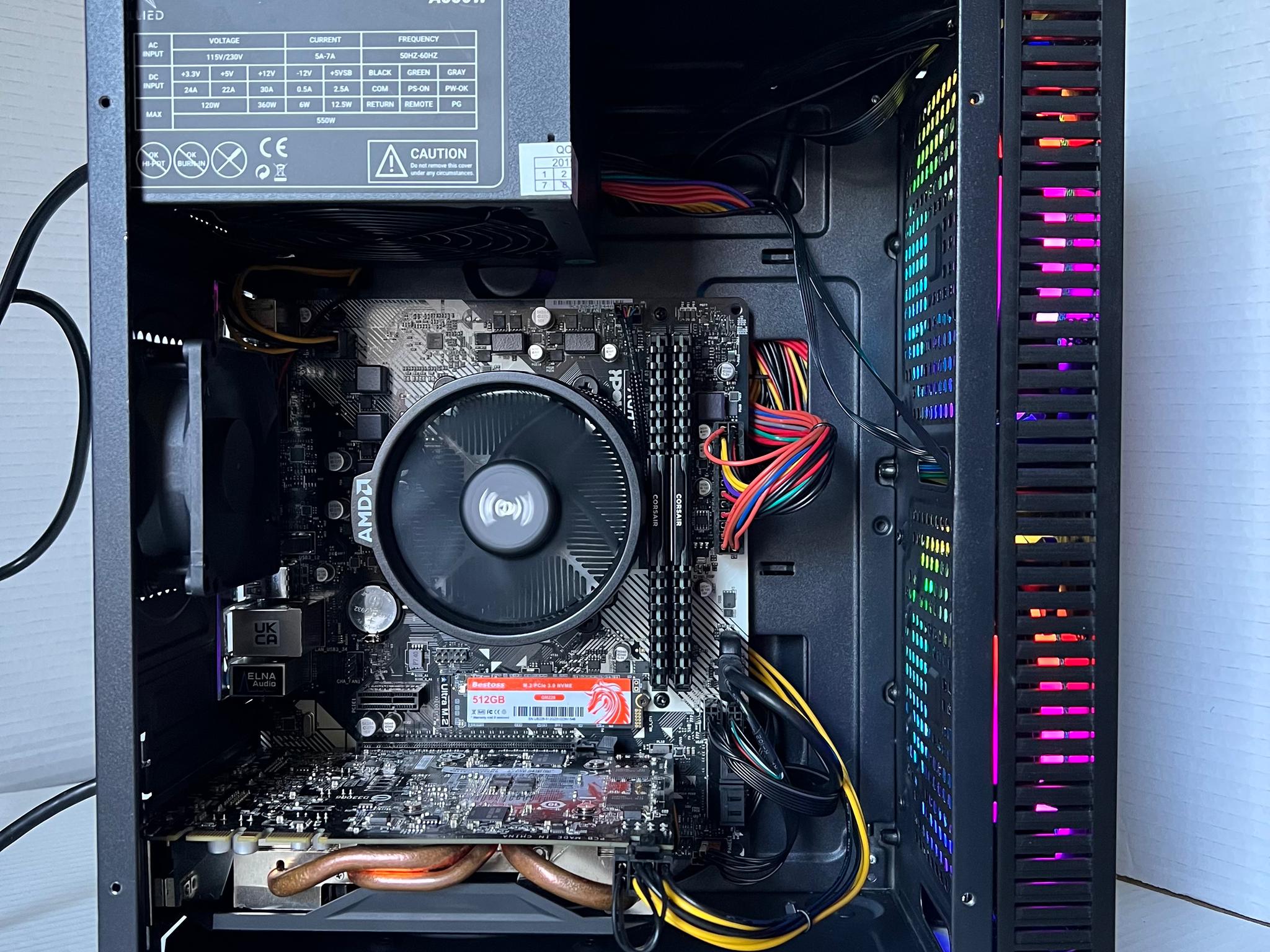 ❇️ BUDGET FRIENDLY ❇️ (Ryzen 3 2200G, RX 5500 XT, 16GB RAM, 512GB NVME SSD)