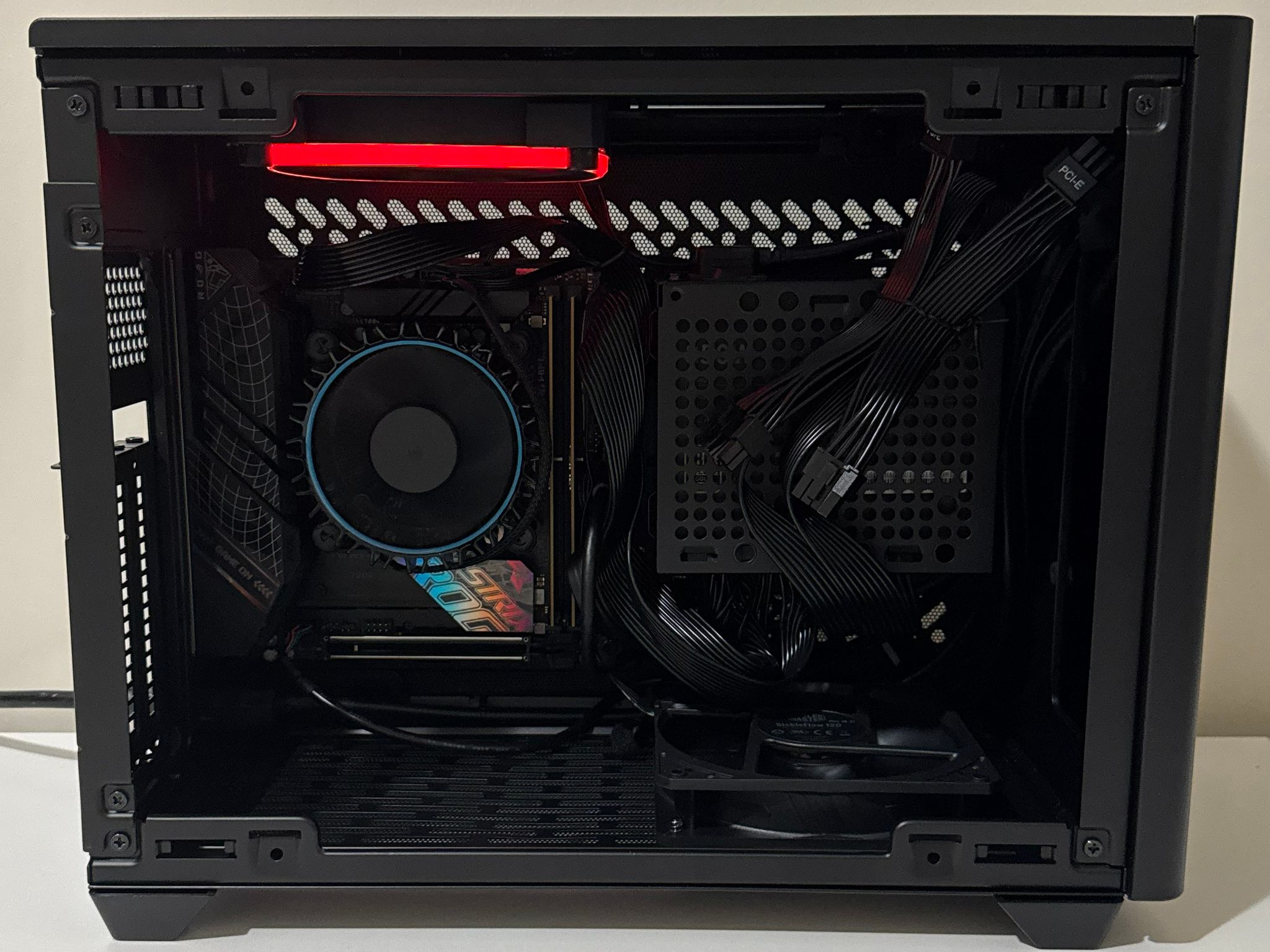 ITX ASUS ROG Strix 32GB DDR5 Intel Core i5 12400 1TB NVMe SSD NR200P V2 B760-I Mini Barebone PC