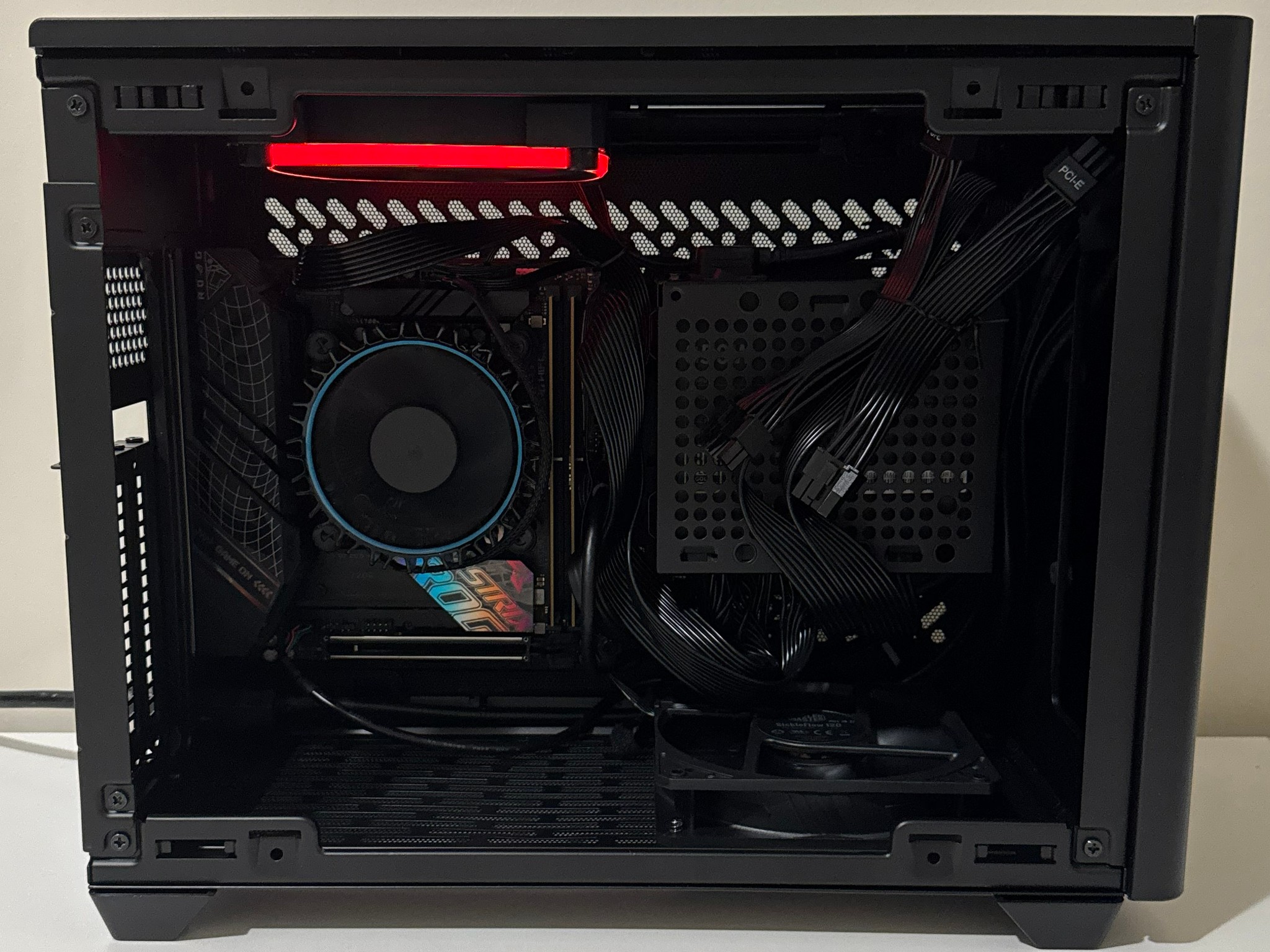 ITX ASUS ROG Strix 32GB DDR5 Intel Core i5 12400 1TB NVMe SSD NR200P V2 B760-I Mini Barebone PC