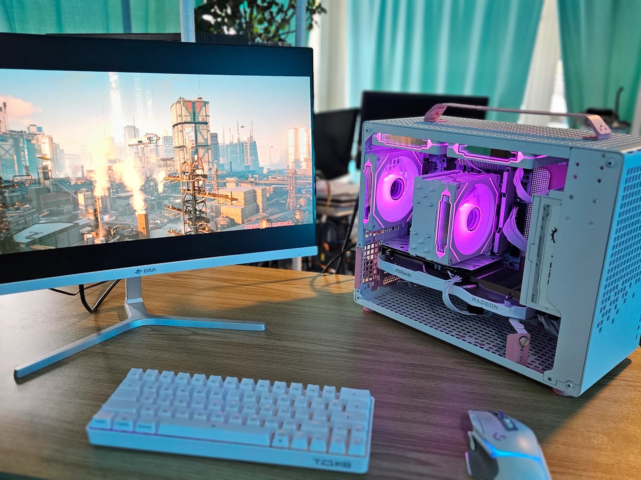 SFF Gaming System with 6 Core Xeon & RX 6600!