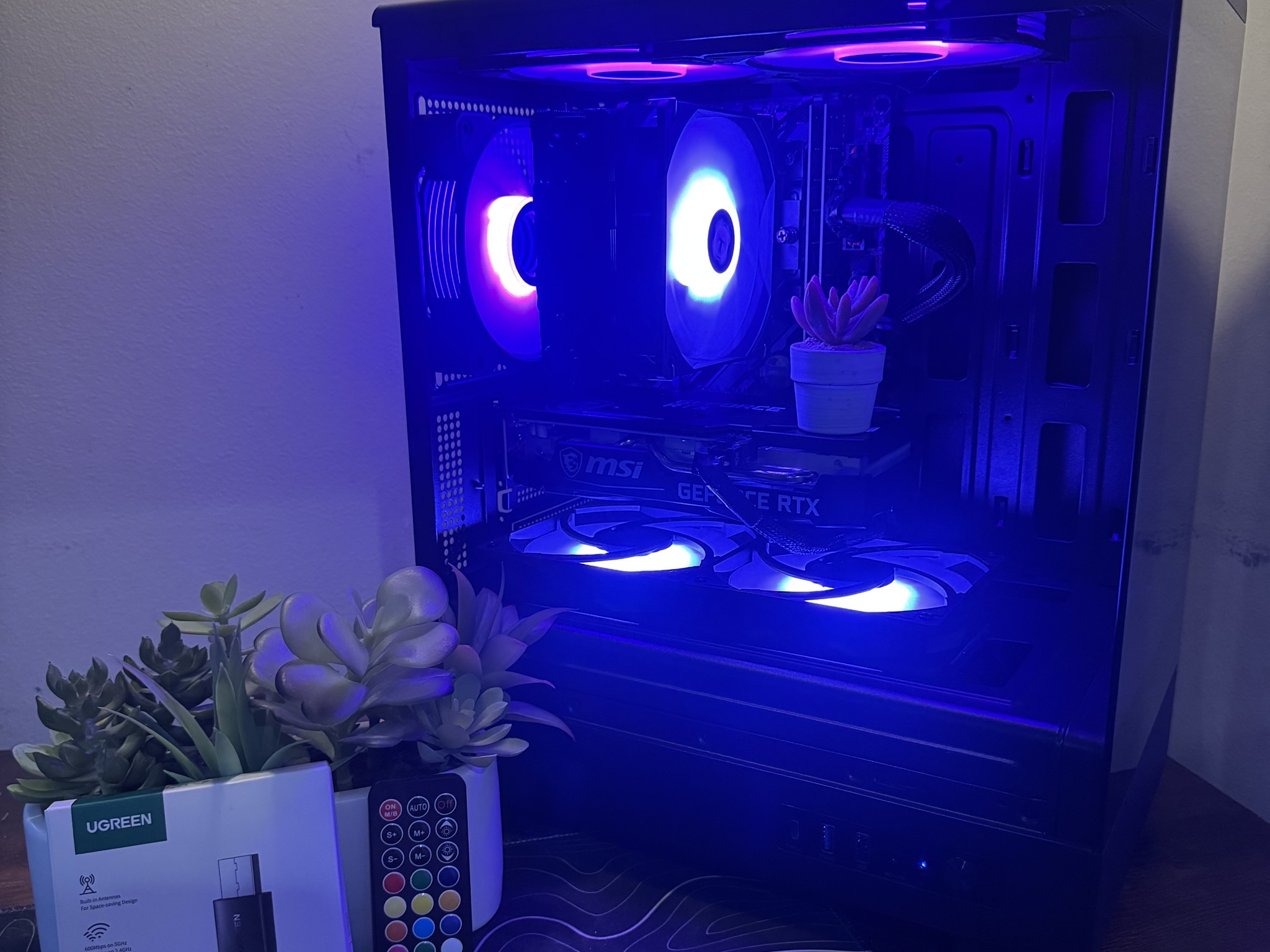 🖤 Custom "Budget Baller" Gaming PC | Intel i7 | RTX 3050 8GB | 1.5TB Total Storage! | WiFi 6 Dongle