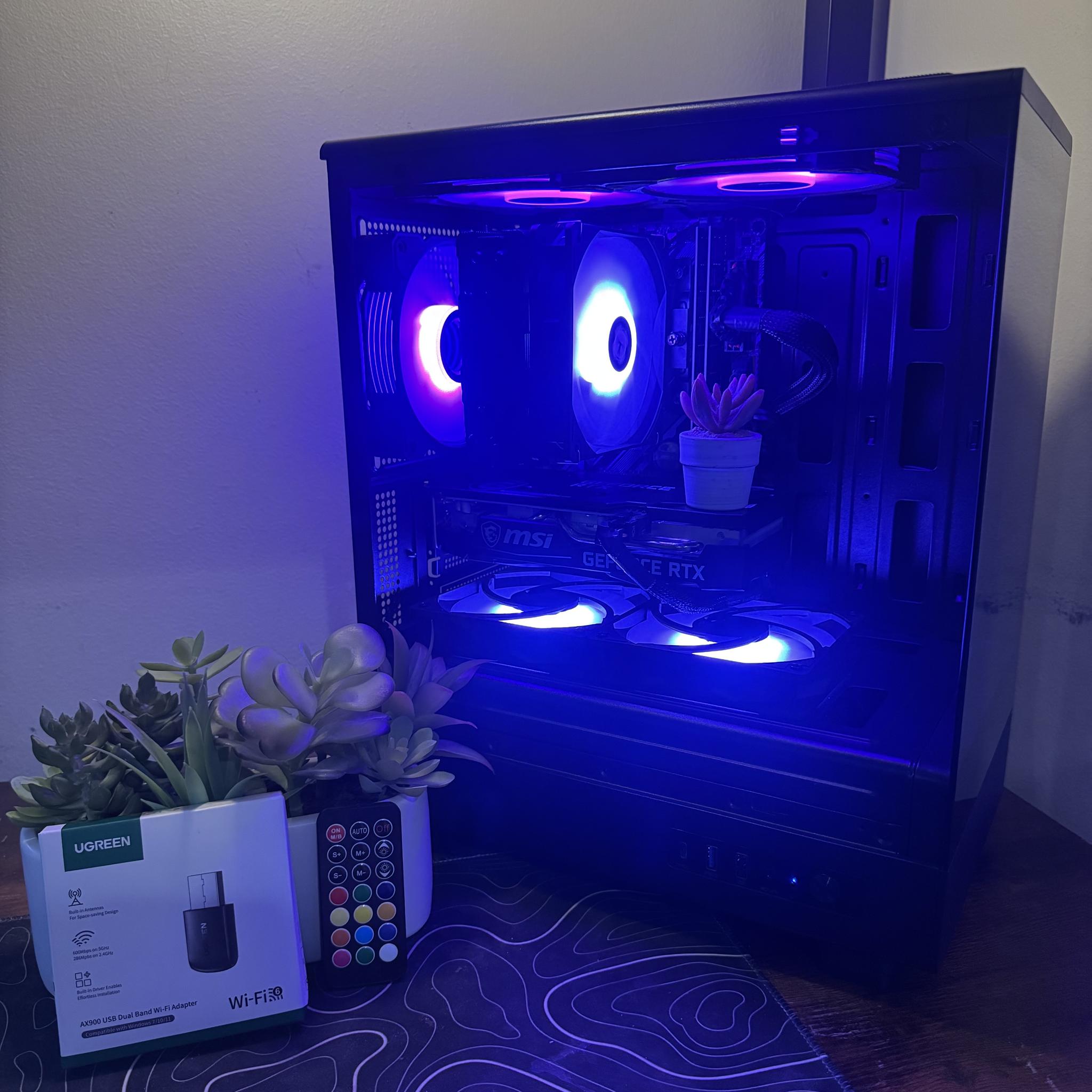 🖤 Custom "Budget Baller" Gaming PC | Intel i7 | RTX 3050 8GB | 1.5TB Total Storage! | WiFi 6 Dongle