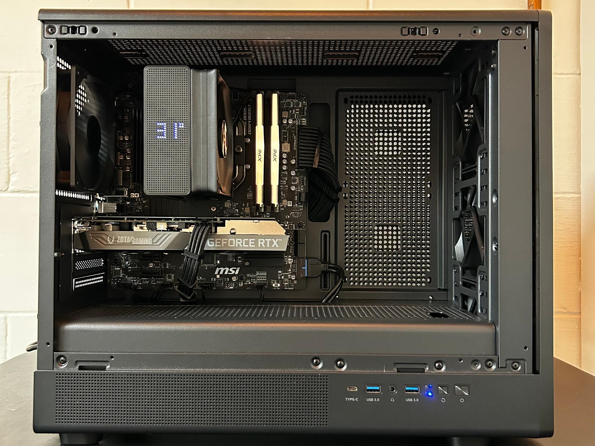 Premium 1080p Walnut Build | Ryzen 5 5600 | RTX 3060 12GB | 16GB RAM