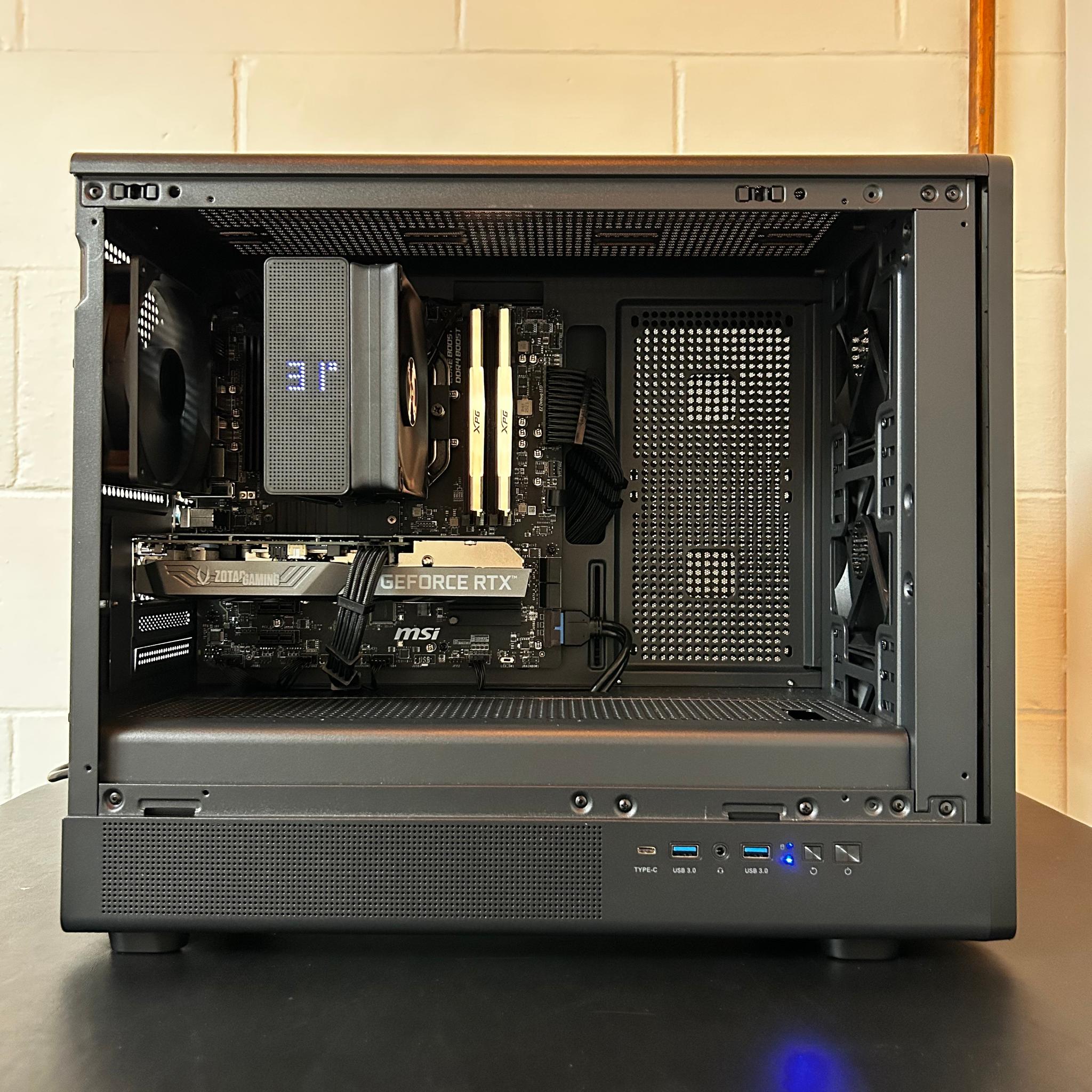 Premium 1080p Walnut Build | Ryzen 5 5600 | RTX 3060 12GB | 16GB RAM