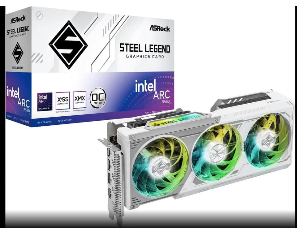 Intel I 5 9400 F 9th Gen 6 Cores 6 threads RAM 16 gb RGB GPU intel arc B580 12GB 1TB MVME+ Extra