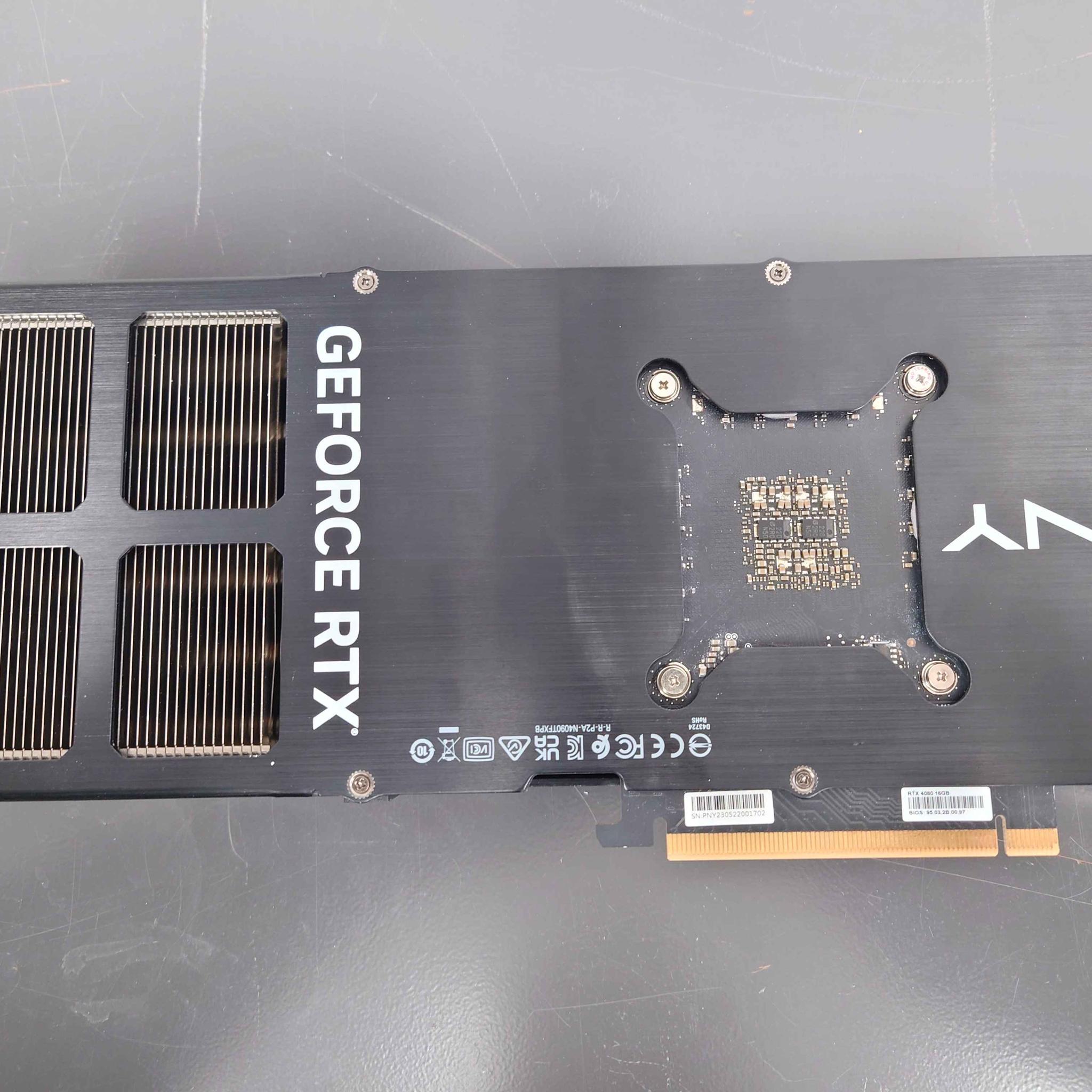 PNY VERTO GeForce RTX 4080 (Repasted, Repadded, 4090 Cooler)