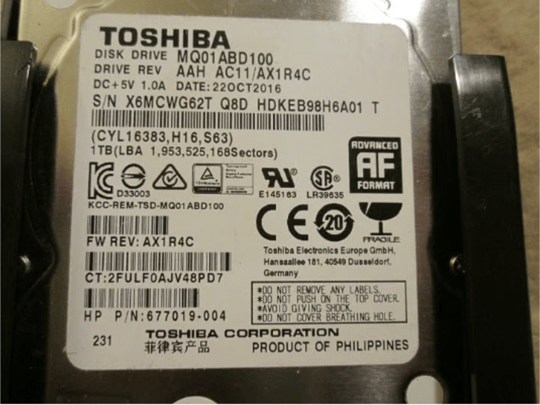 Xbox 360 Slim Internal Hard Drive