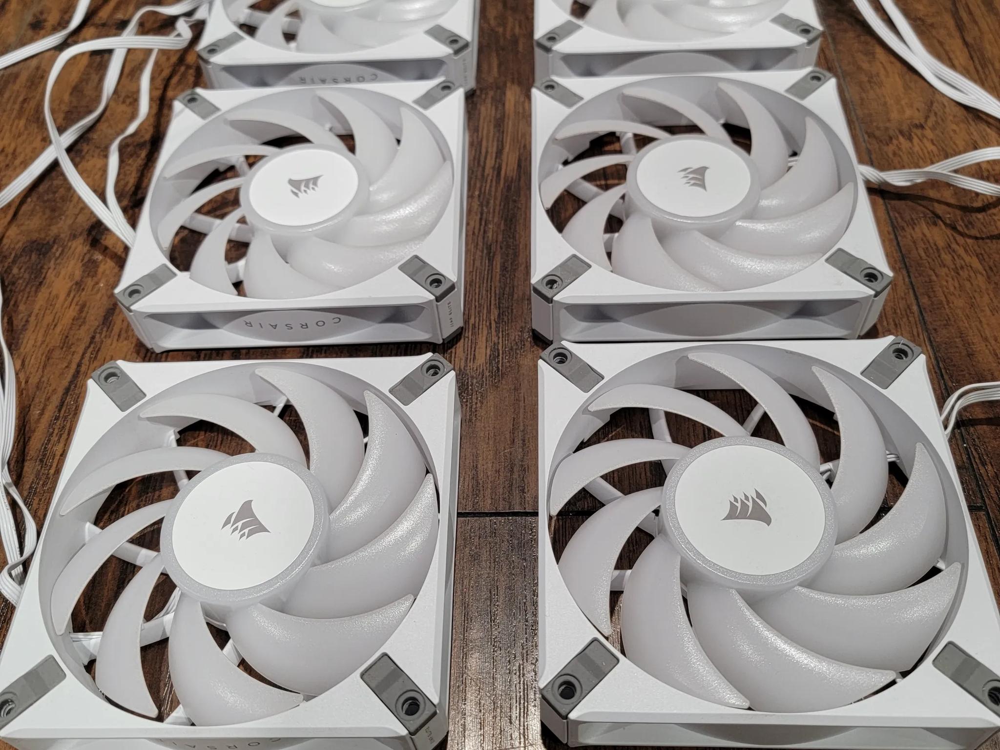 Corsair AF120 RGB Elite fans(3 each)