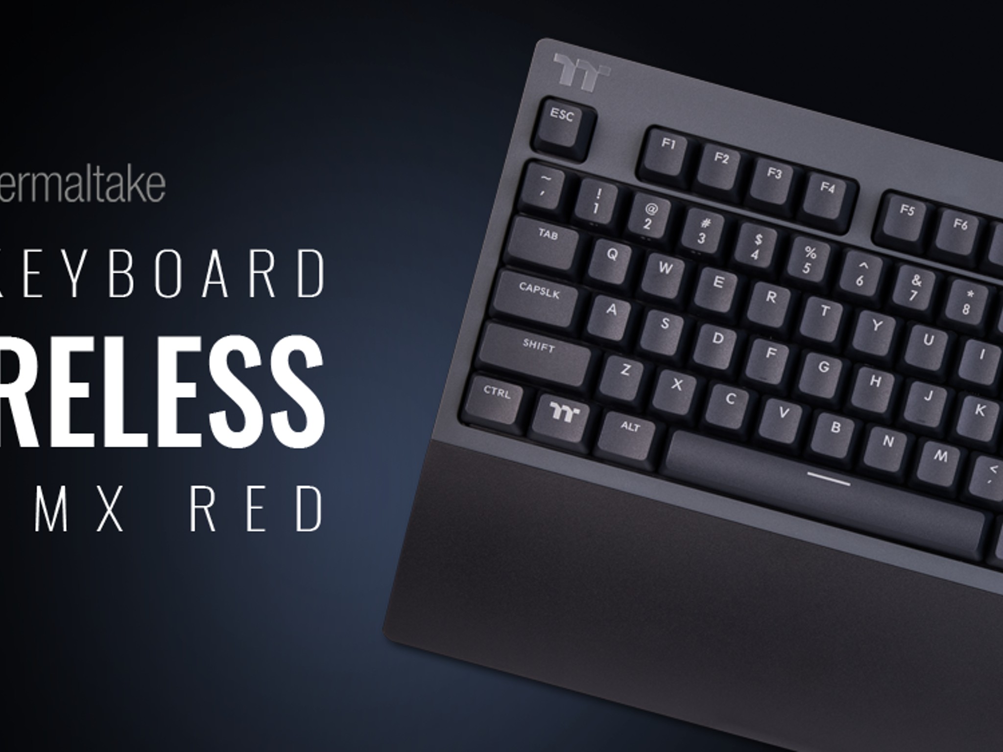 BNIB (Cherry MX Red) W1 WIRELESS Thermaltake Gaming Keyboard