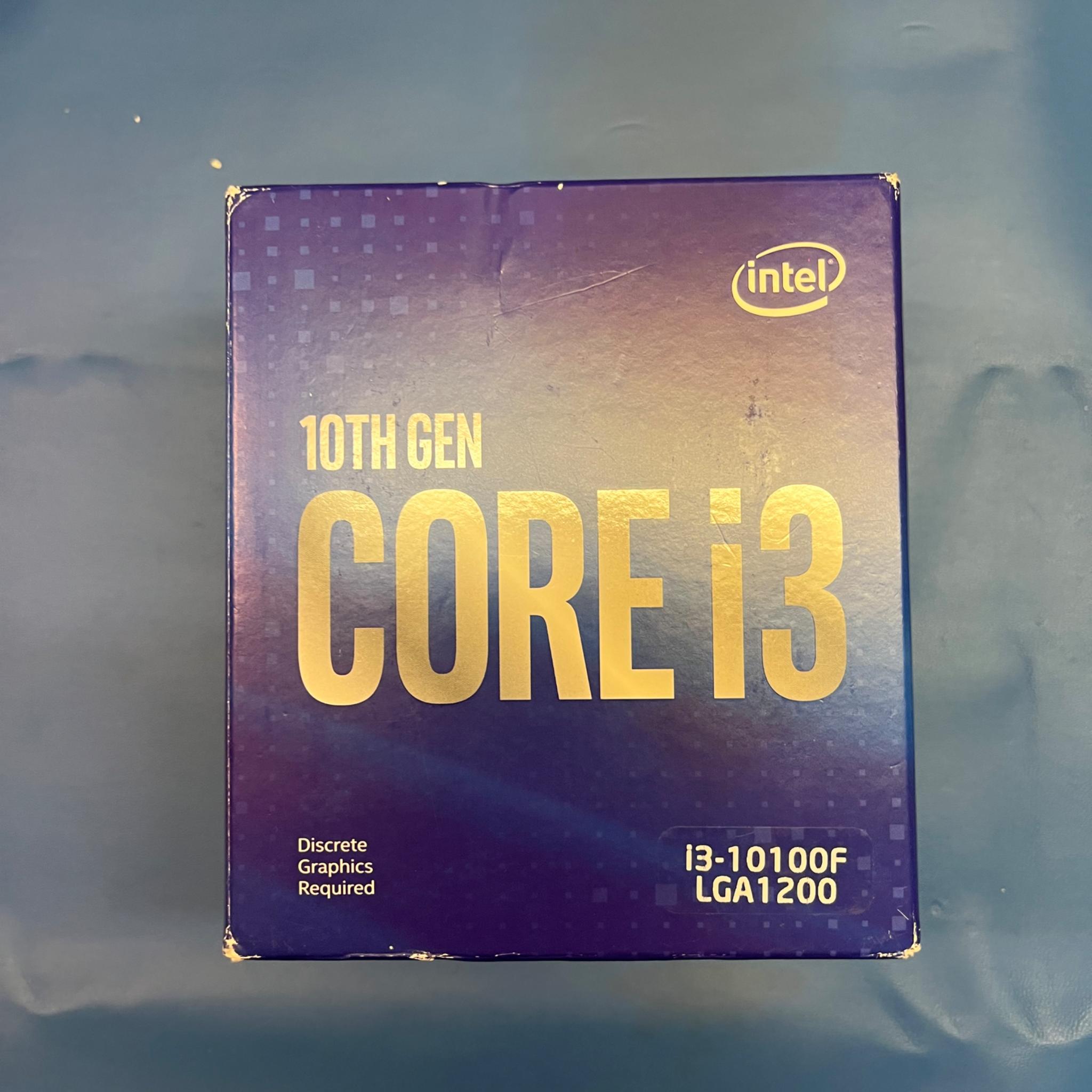 Intel Core i3-10100f 4 Core 8 Thread Processor