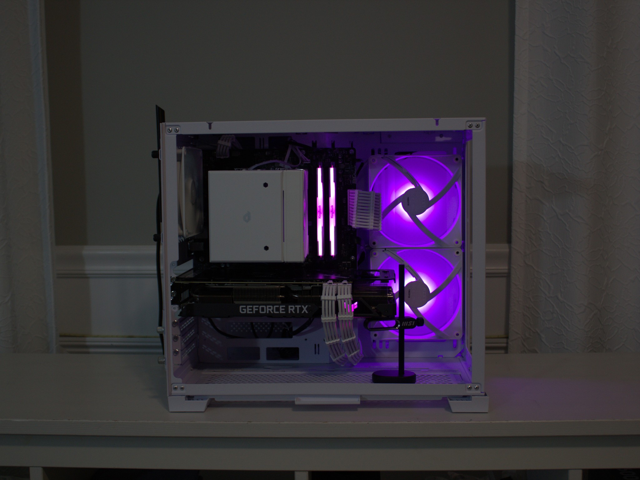 O11 Mini Snow Build | R7 7700x + Asus Tuf 3080 10GB