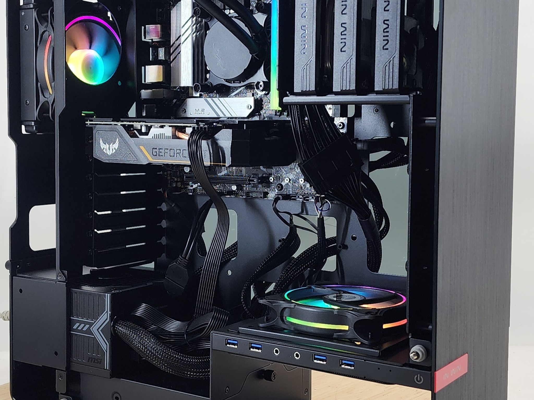 Gaming PC i3-14100F 16GB RAM 240GB SSD + 500GB HDD GTX 1660 SUPER 6GB Win11 PC