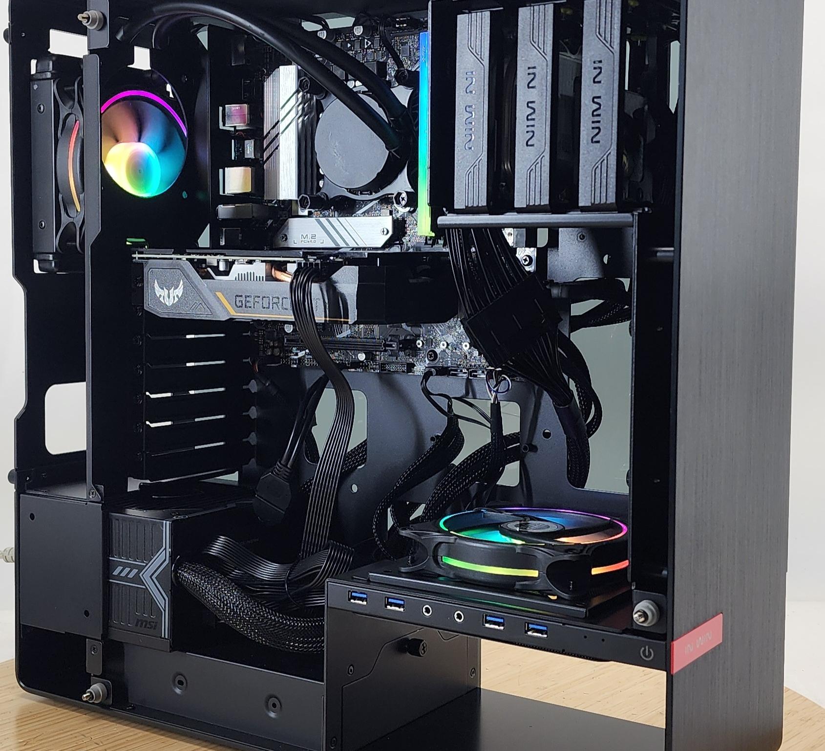Gaming PC i3-14100F 16GB RAM 240GB SSD + 500GB HDD GTX 1660 SUPER 6GB Win11 PC