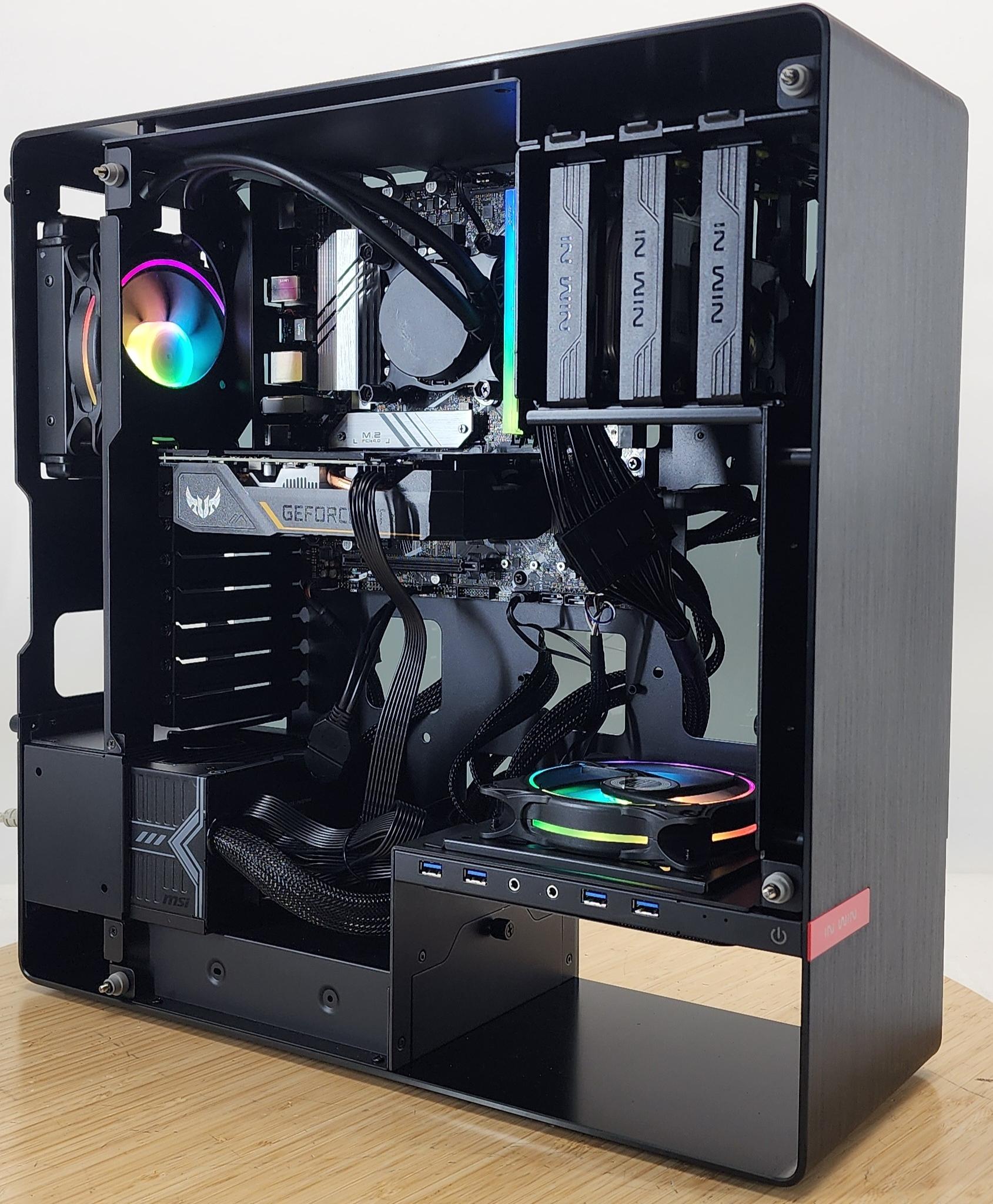 Gaming PC i3-14100F 16GB RAM 240GB SSD + 500GB HDD GTX 1660 SUPER 6GB Win11 PC