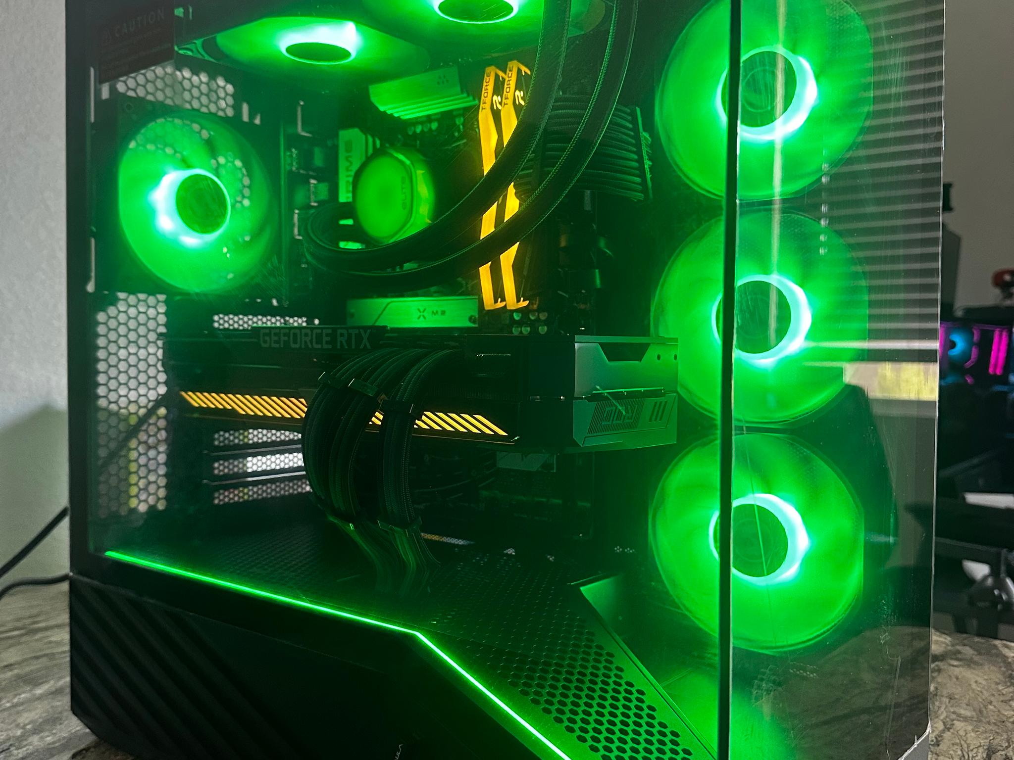 GeForce RTX 3080 12GB Custom Gaming PC - Ryzen 5 9600X