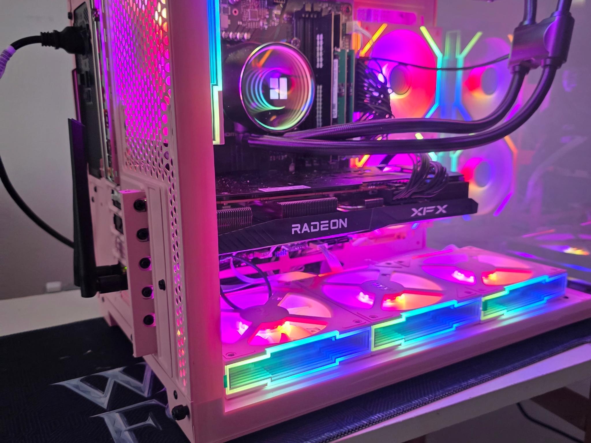 Pink Gaming PC – RX 6700 XT | DDR5 | RGB | 12th Gen Build