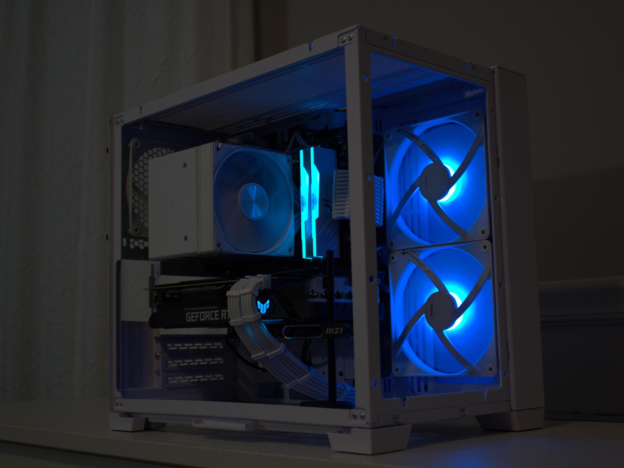 O11 Mini Snow Build | R7 7700x + Asus Tuf 3080 10GB