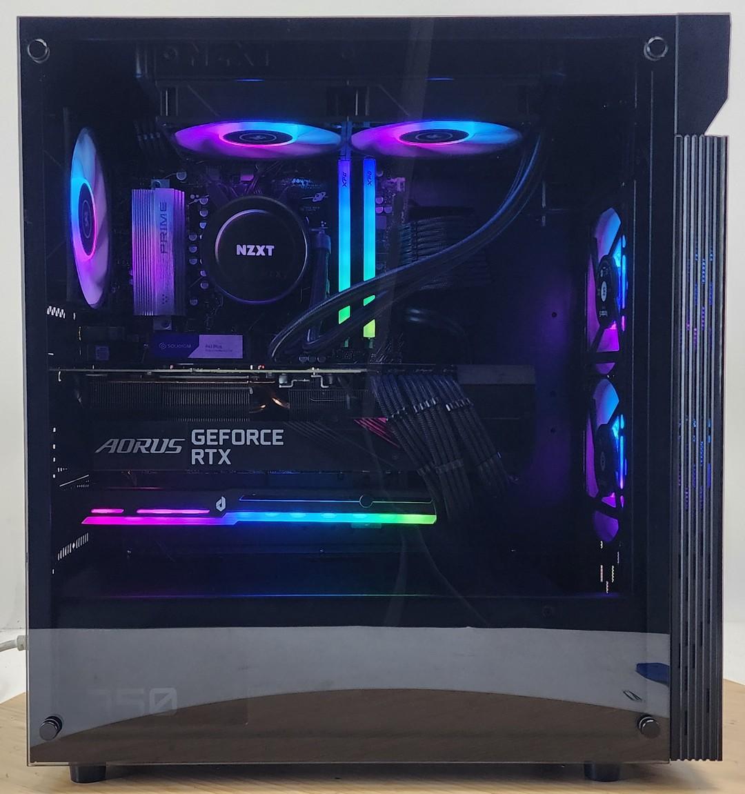 Gaming PC Ryzen 7 7700 32GB RAM 2TB SSD RTX 3080 10GB Windows 11 Computer