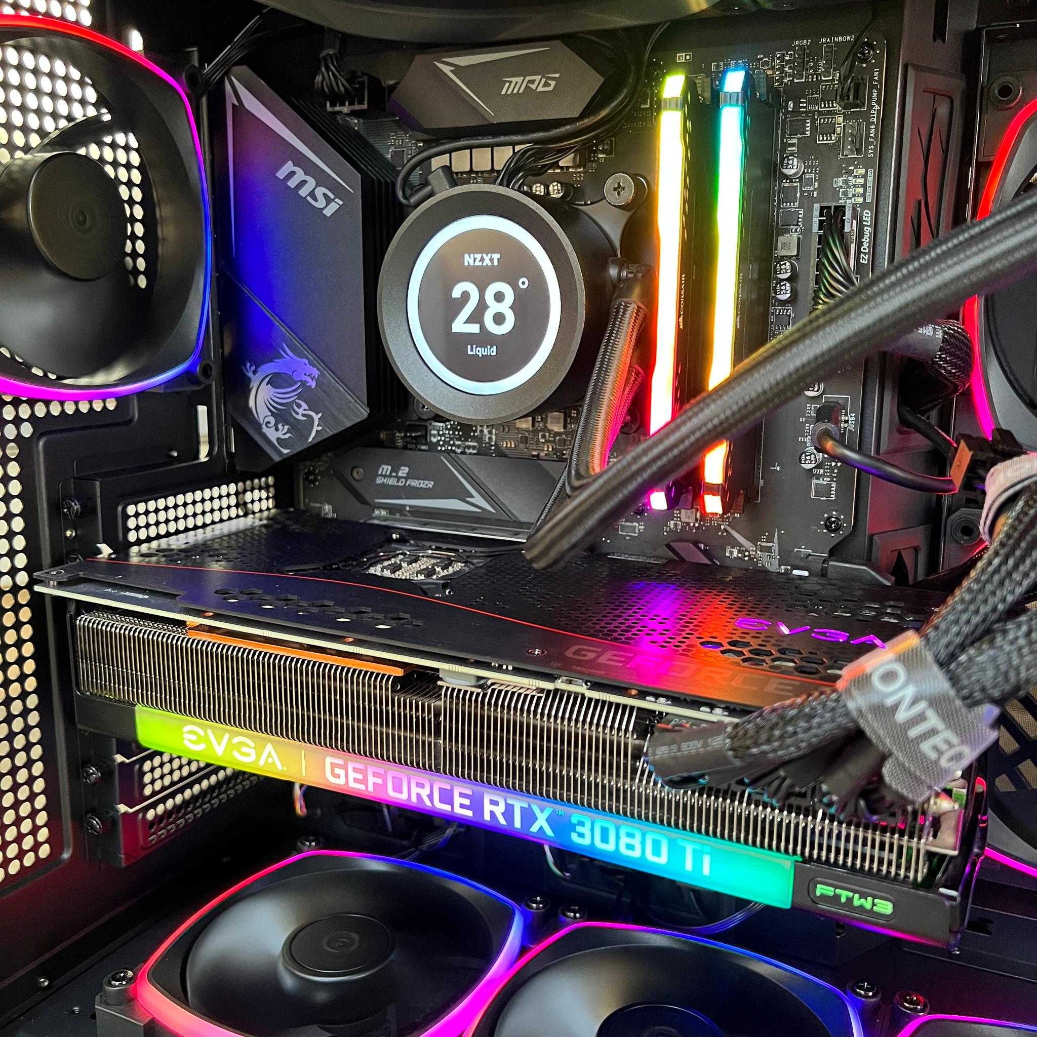 Rtx 3080 ti, i9 10850k, 32GB ram, high end gaming pc