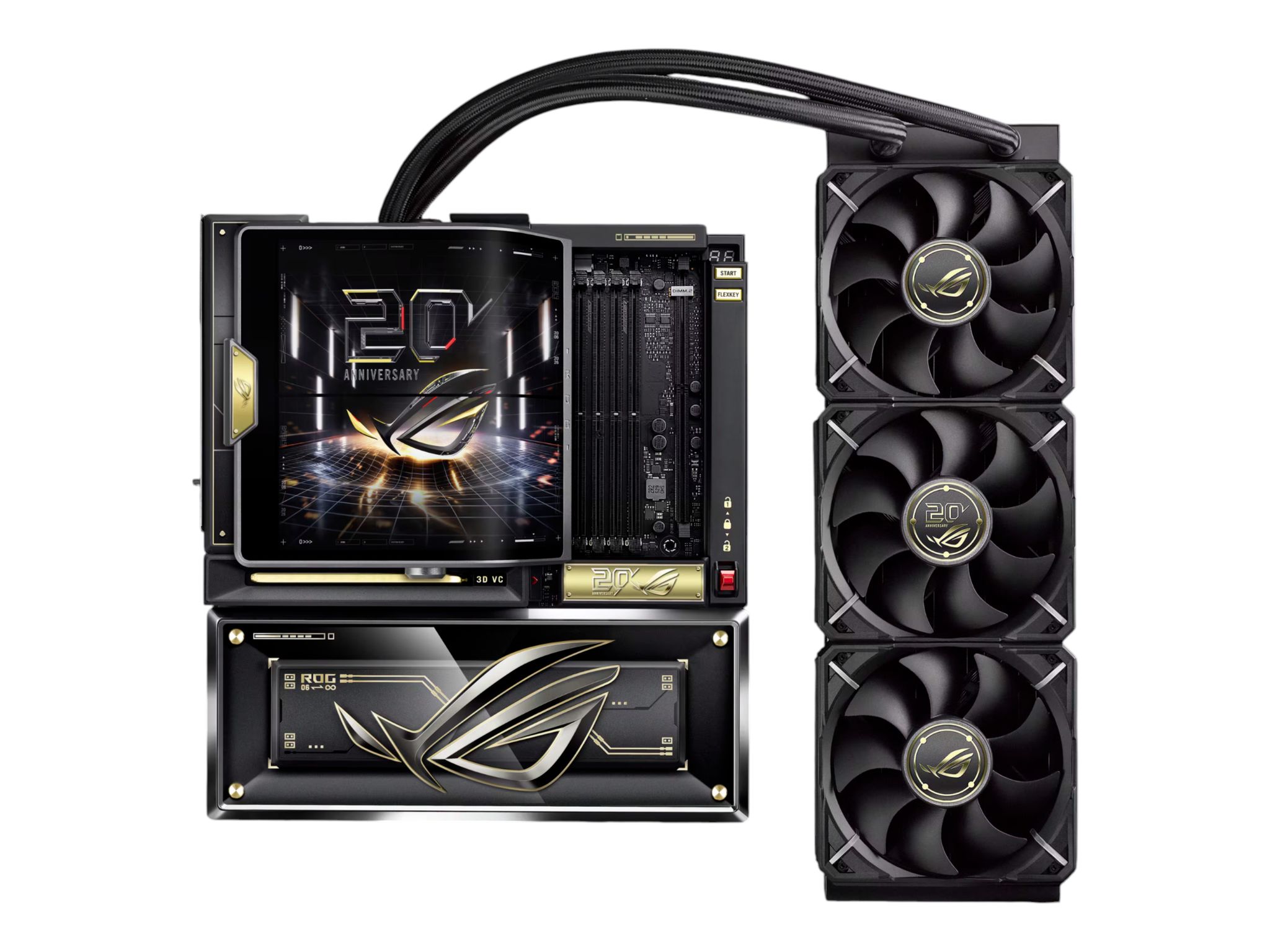Asus ROG Crosshair X870E Edition 20 ( Motherboard + Cooler Bundle )