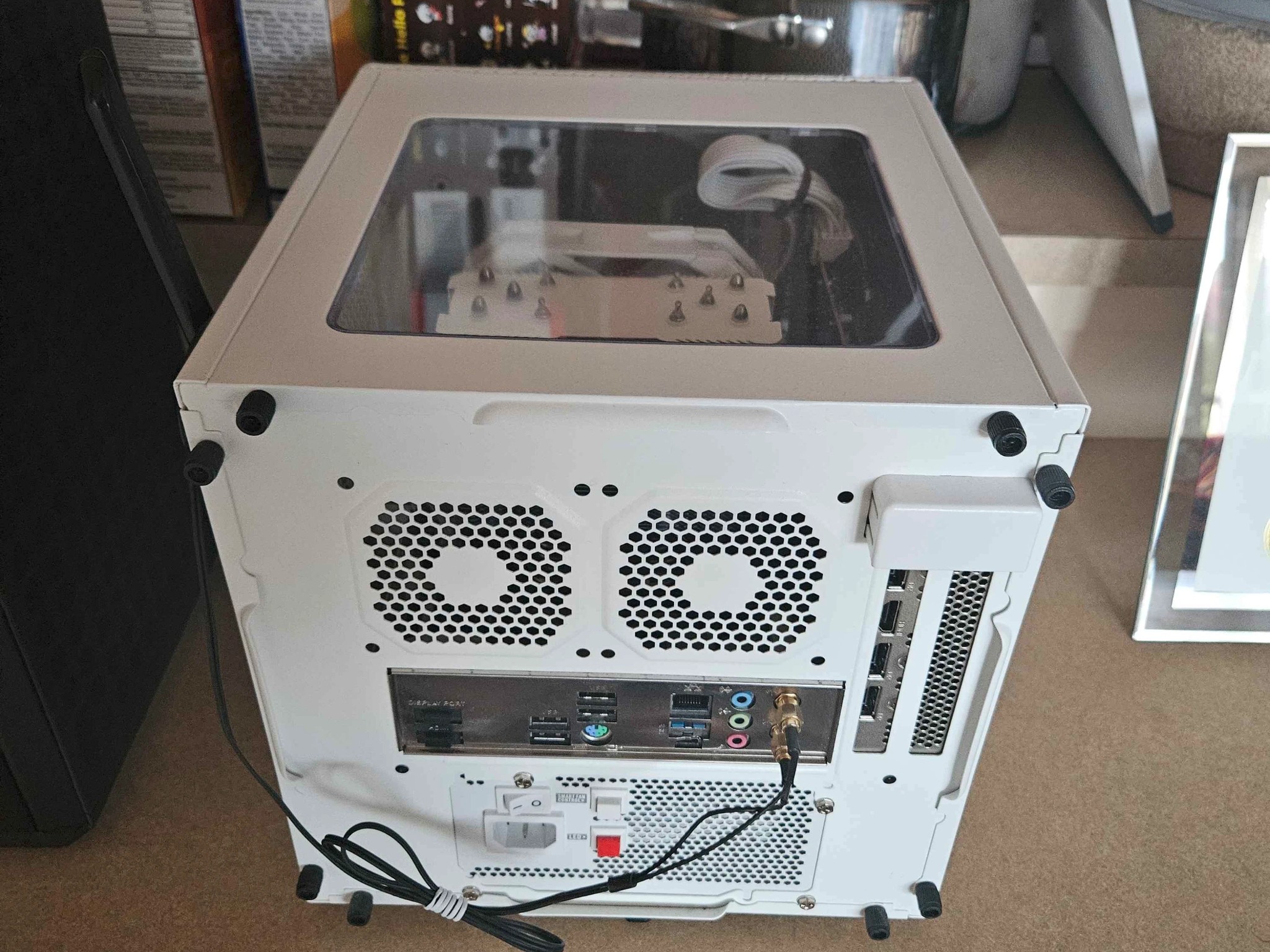 AMD Ryzen 5 5600X3D & Intel Arc A750 Mashup ITX Game Cube w/ 32GB DDR4 3200 mt/s CL16 & 2TB NVMe SSD