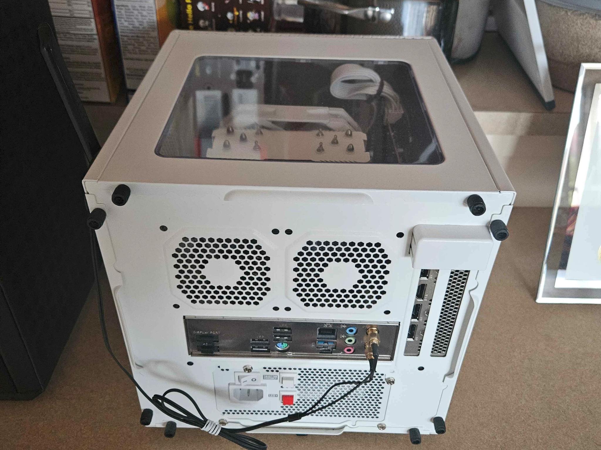 AMD Ryzen 5 5600X3D & Intel Arc A750 Mashup ITX Game Cube w/ 32GB DDR4 3200 mt/s CL16 & 2TB NVMe SSD