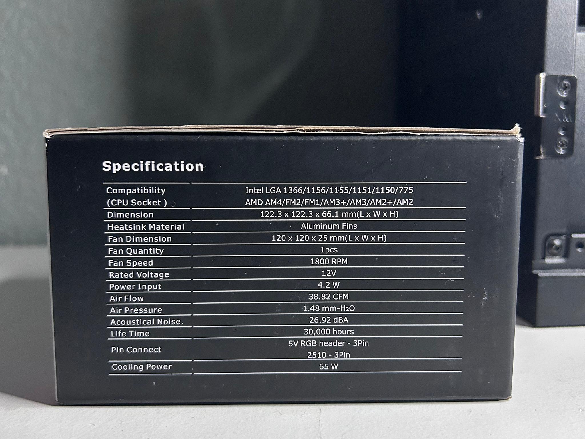 [New] Thermaltake UX100 ARGB Lighting CPU Cooler