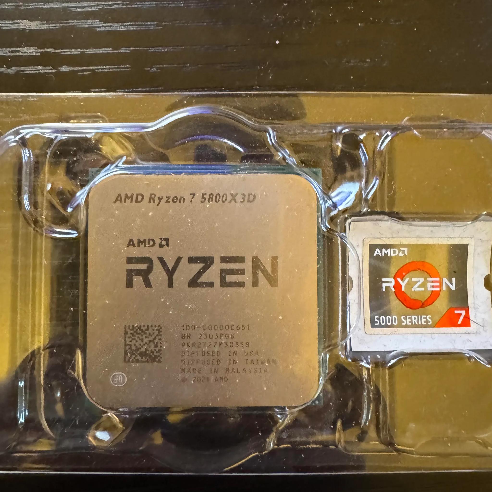 Ryzen 7 5800x3d