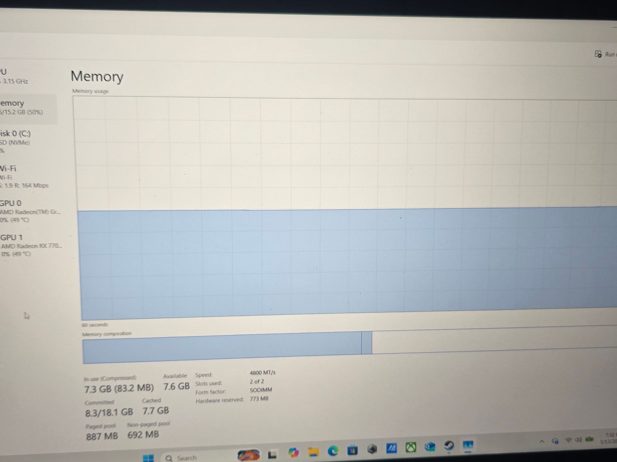 ASUS TUF 16" gaming laptop